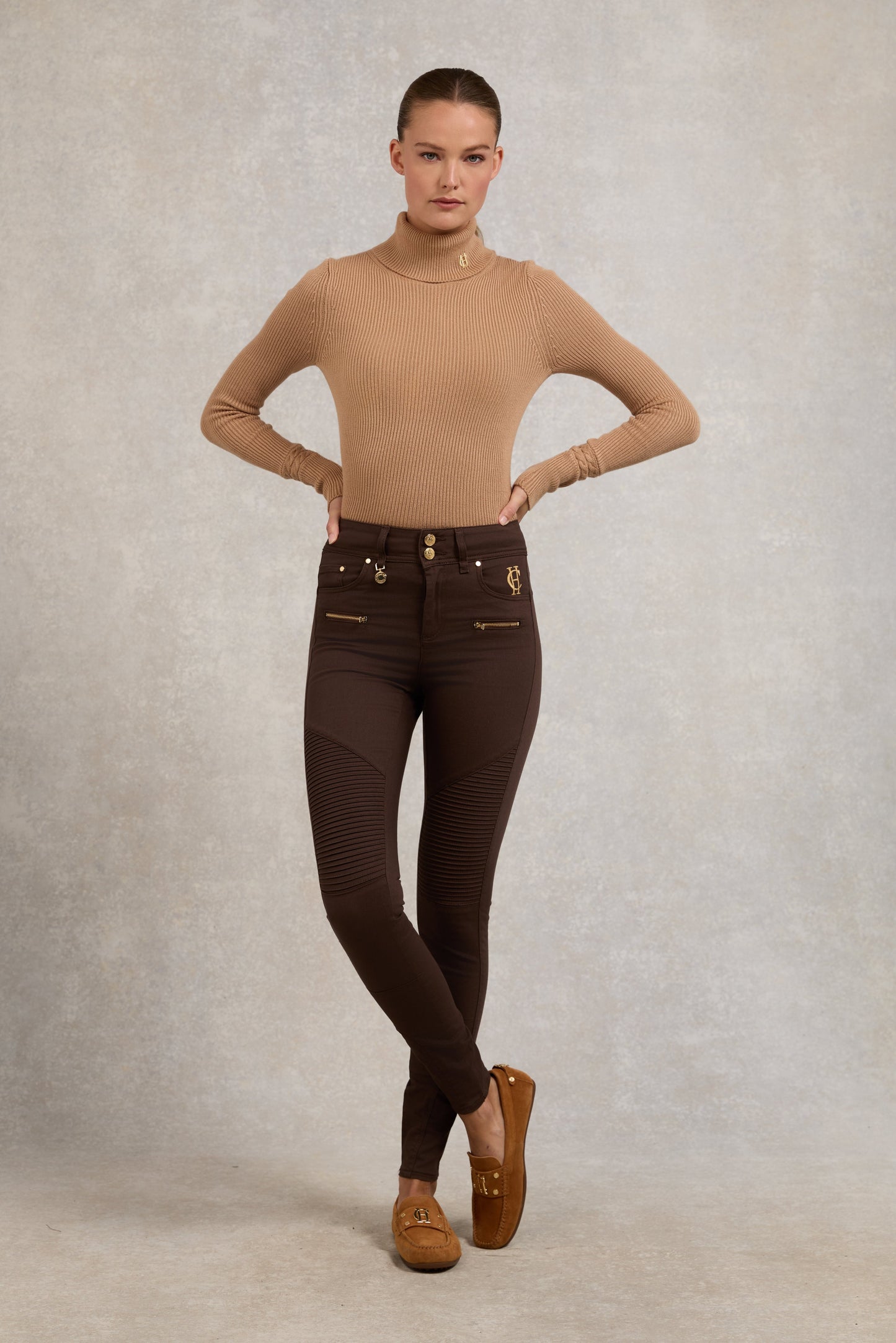 Biker Jean (Chocolate)