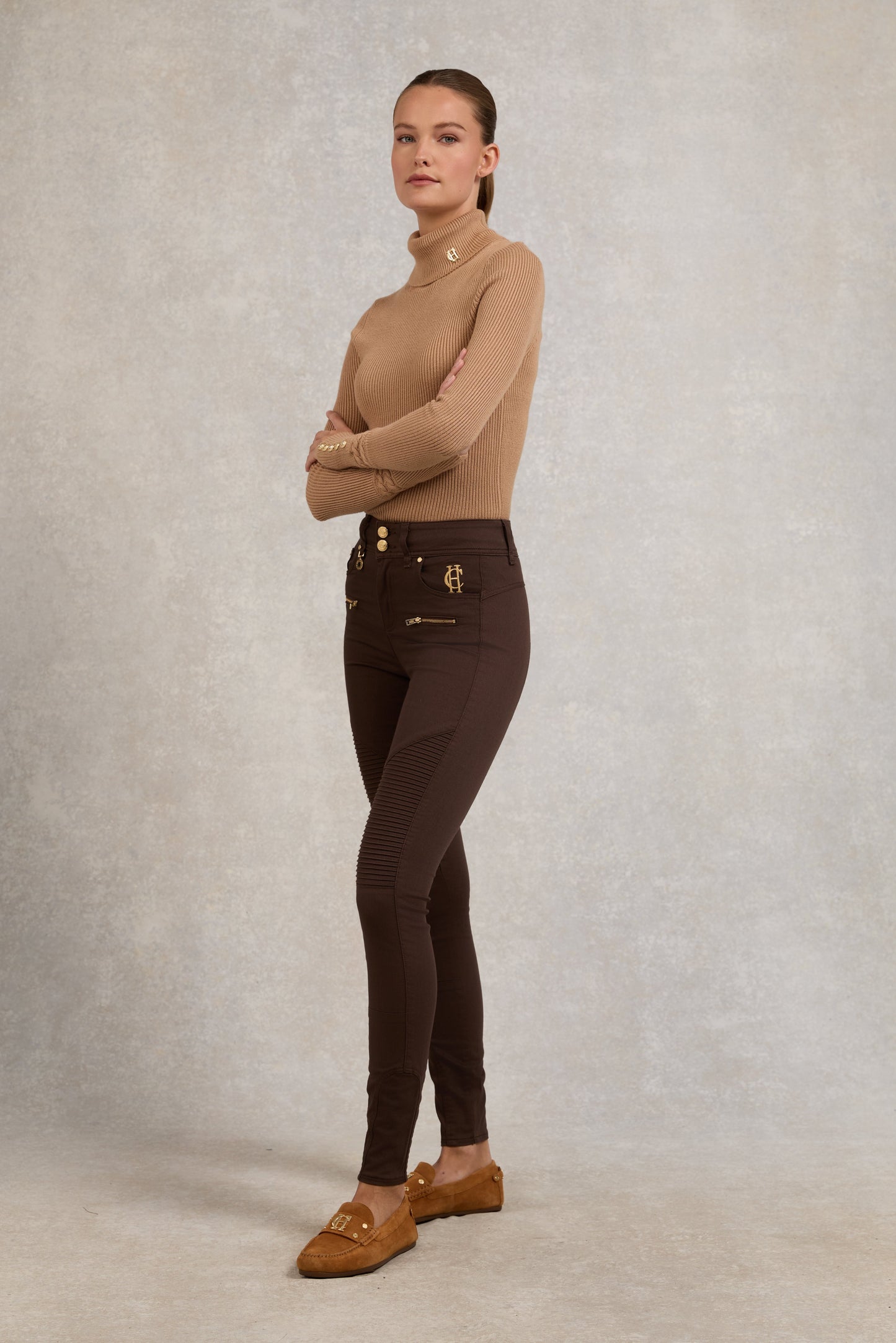 Biker Jean (Chocolate)