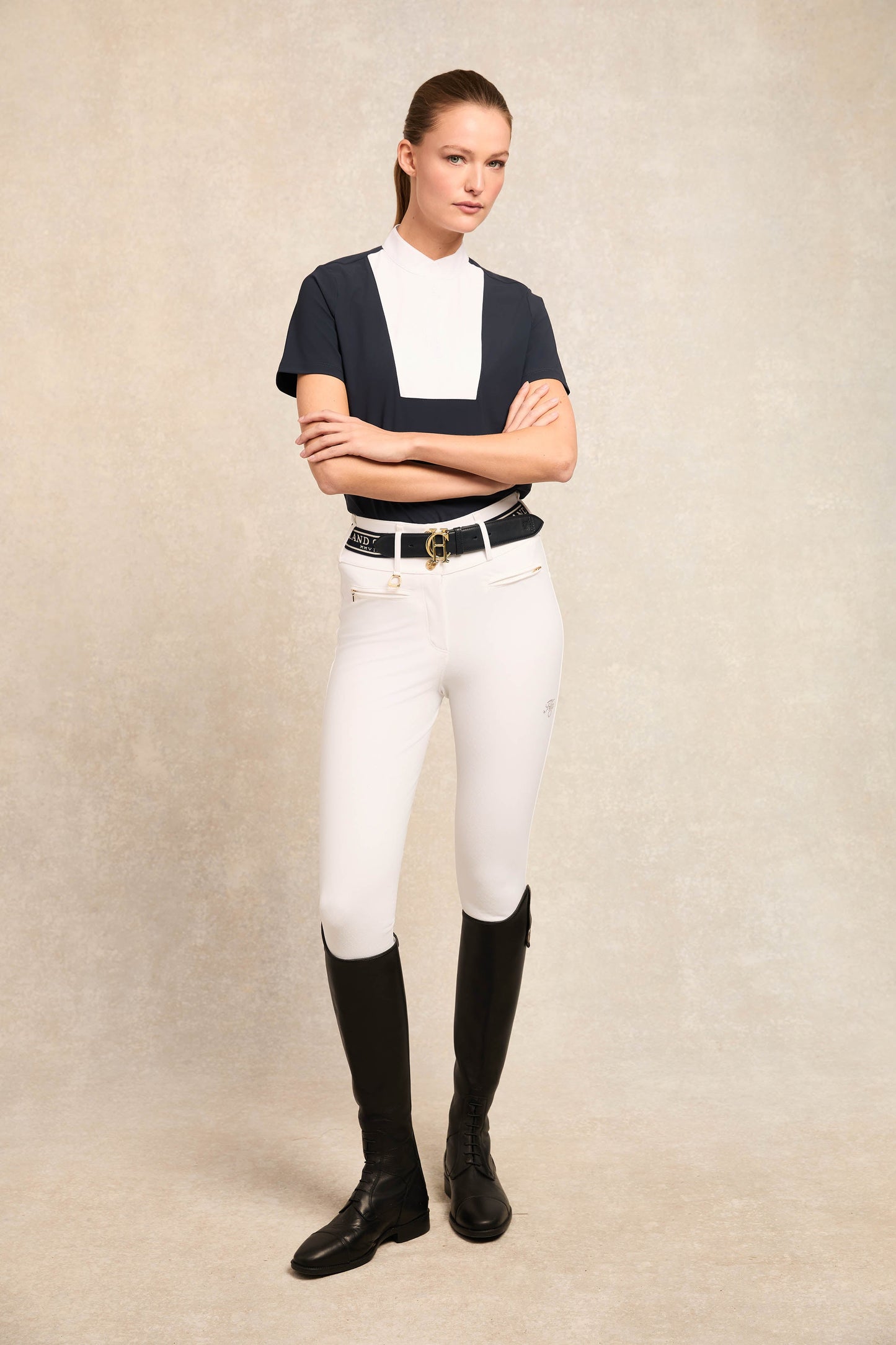 Gatcombe Short Sleeve Showshirt (Ink Navy)