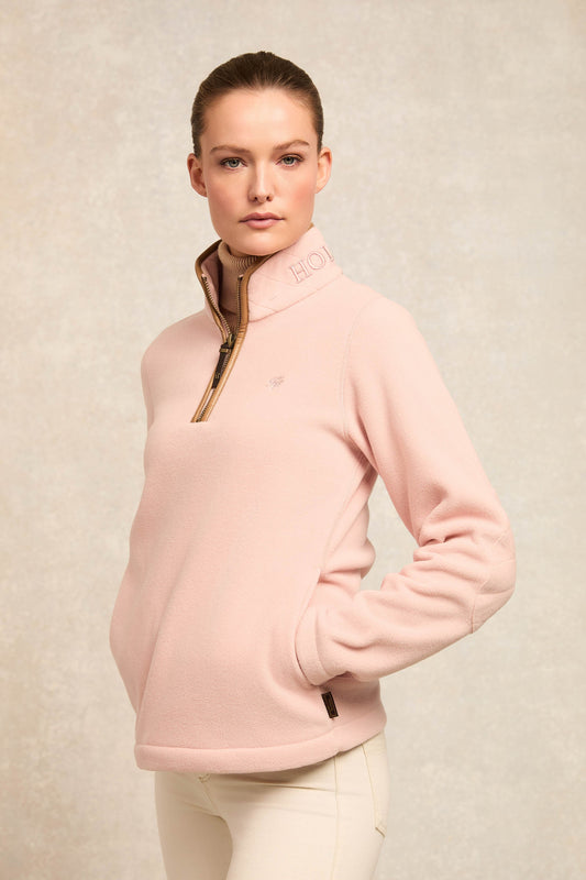 Country Fleece Quarter Zip (Soft Pink)