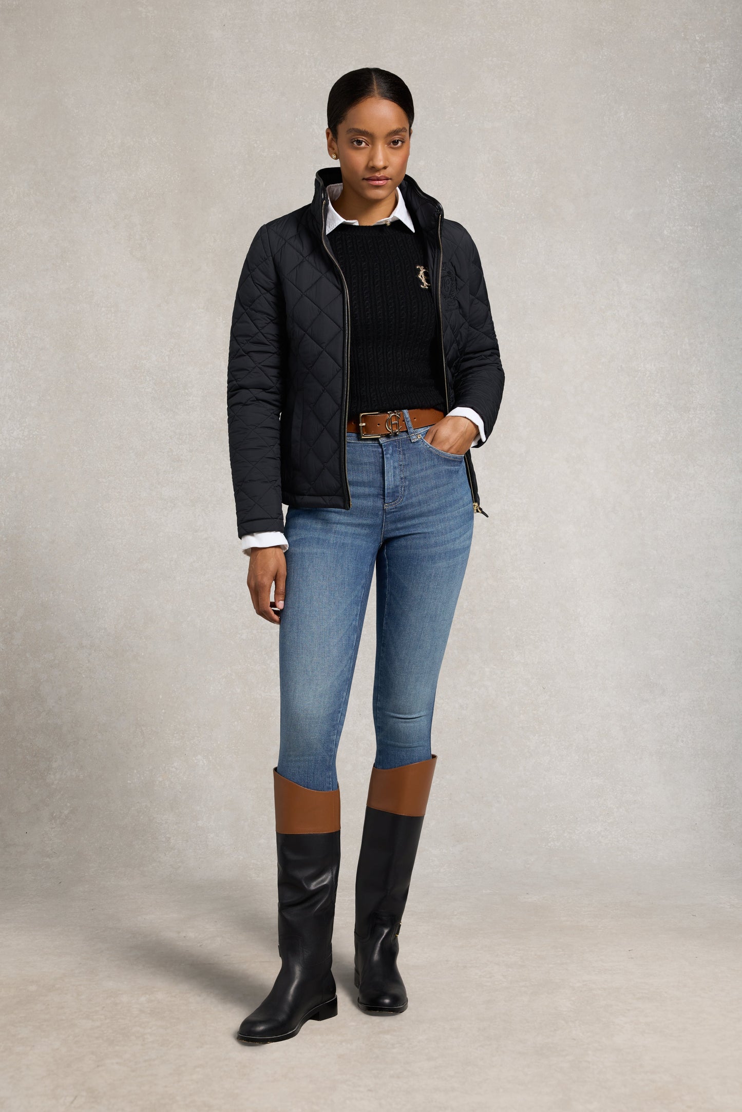 Princeton Crew Neck Knit (Black)