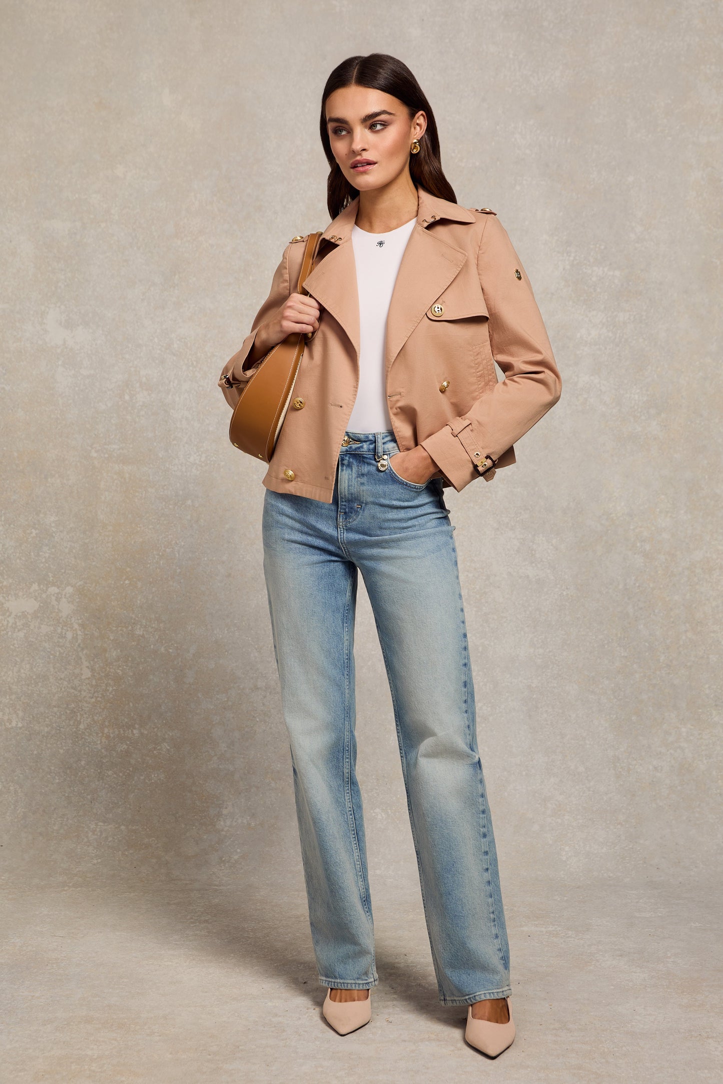 Buckley Trench Jacket (Nude)