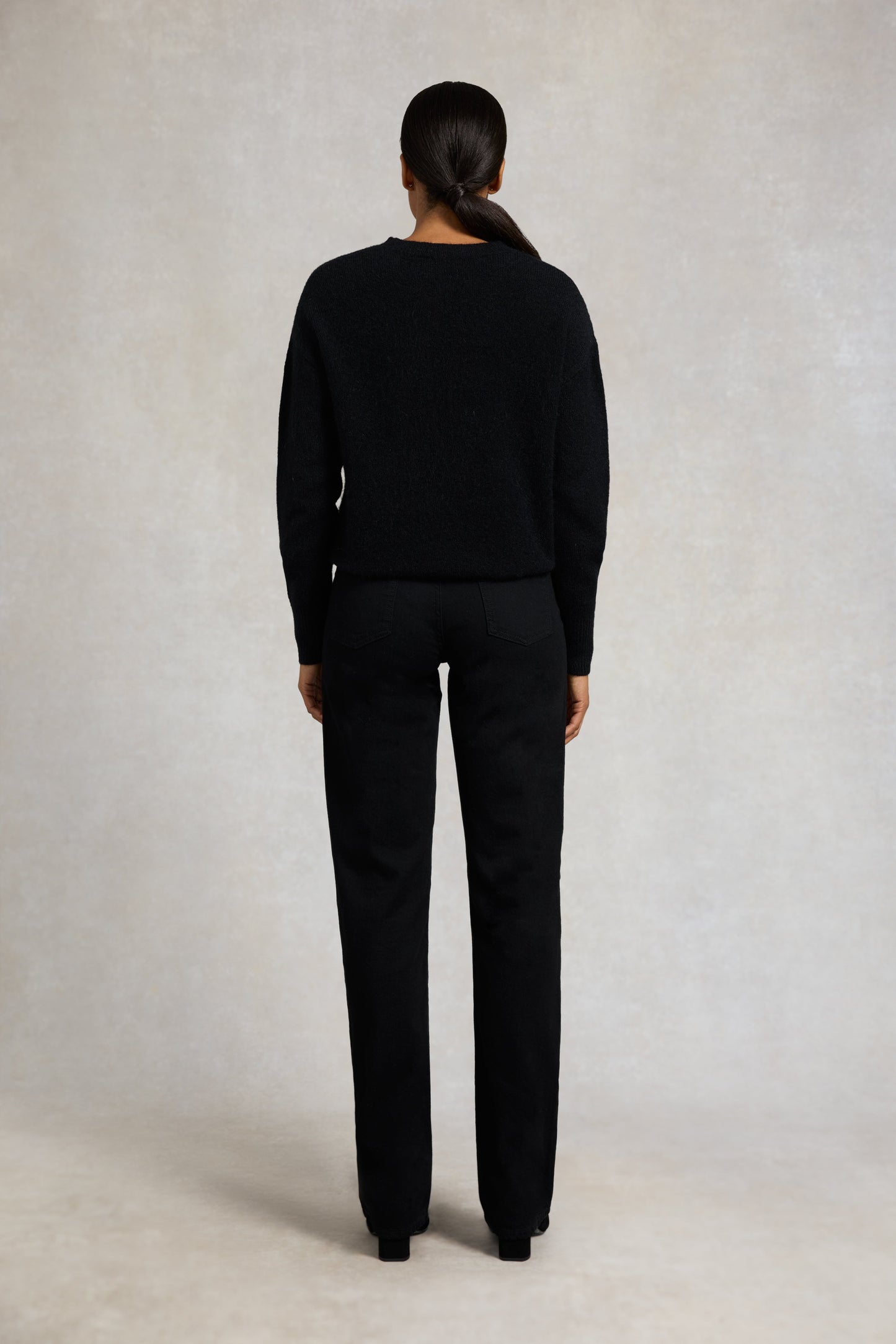 Tori Crew Neck Knit (Black)