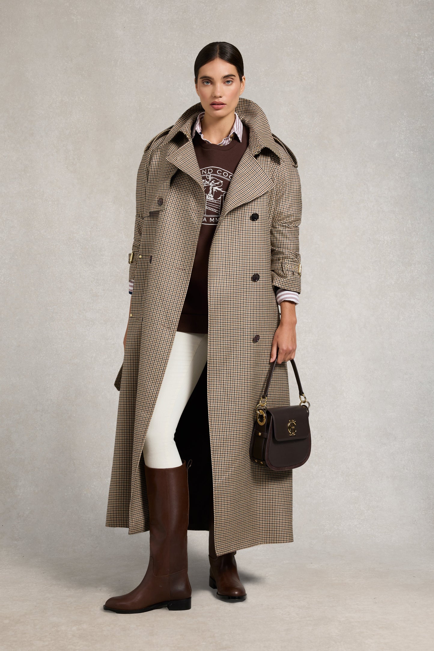 Relaxed Fit Crew Neck Sweat (Walnut)