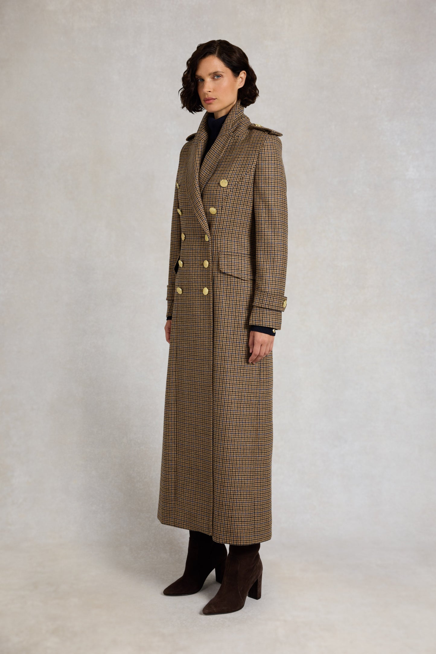 The Great Coat (Abbot Check Tweed)