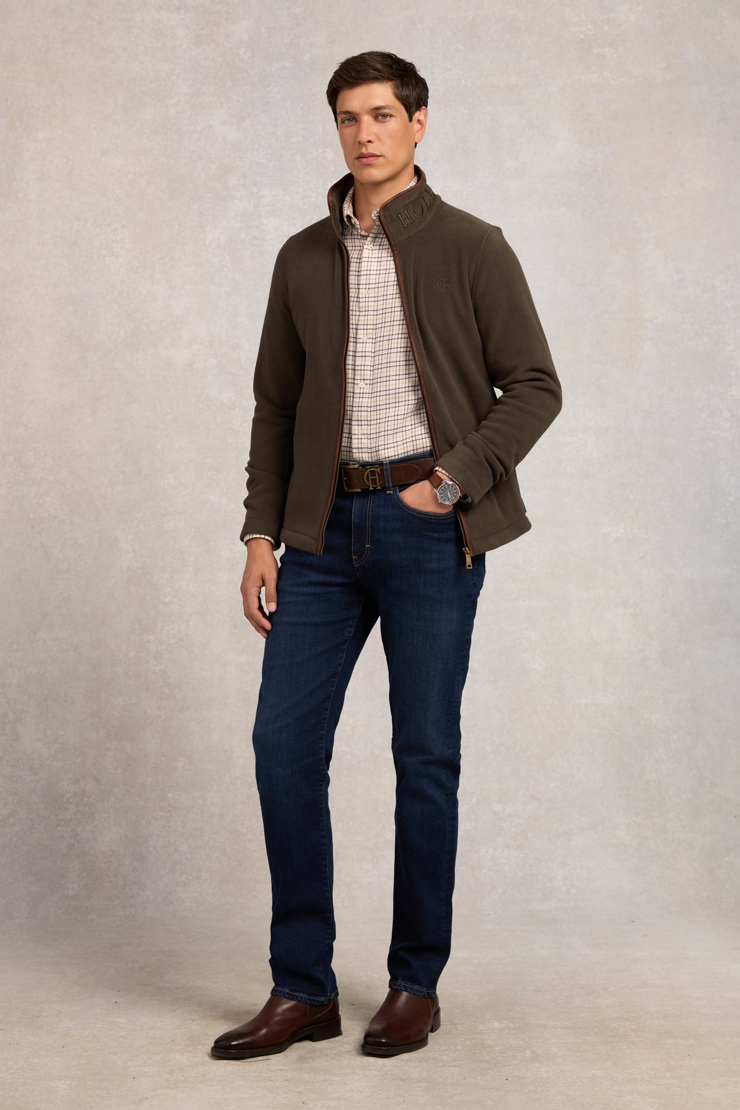 Country Fleece Jacket (Khaki)