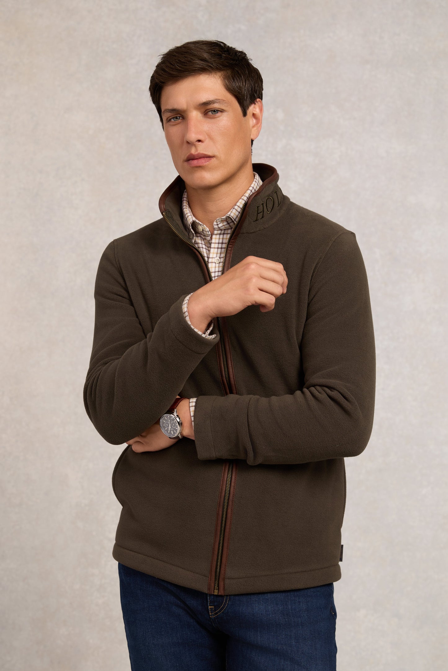 Country Fleece Jacket (Khaki)