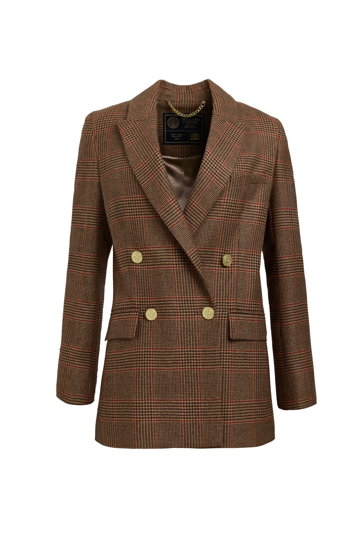 Belgravia Blazer (Clarence Check Merlot)