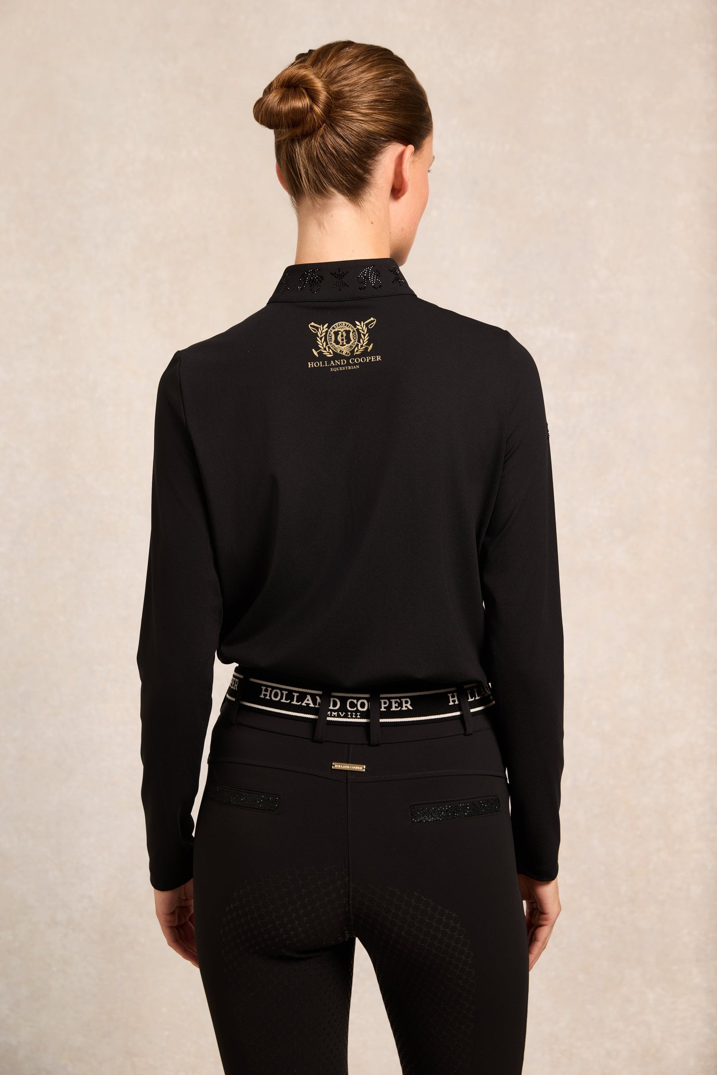 Crystal Long Sleeve Base Layer (Black)