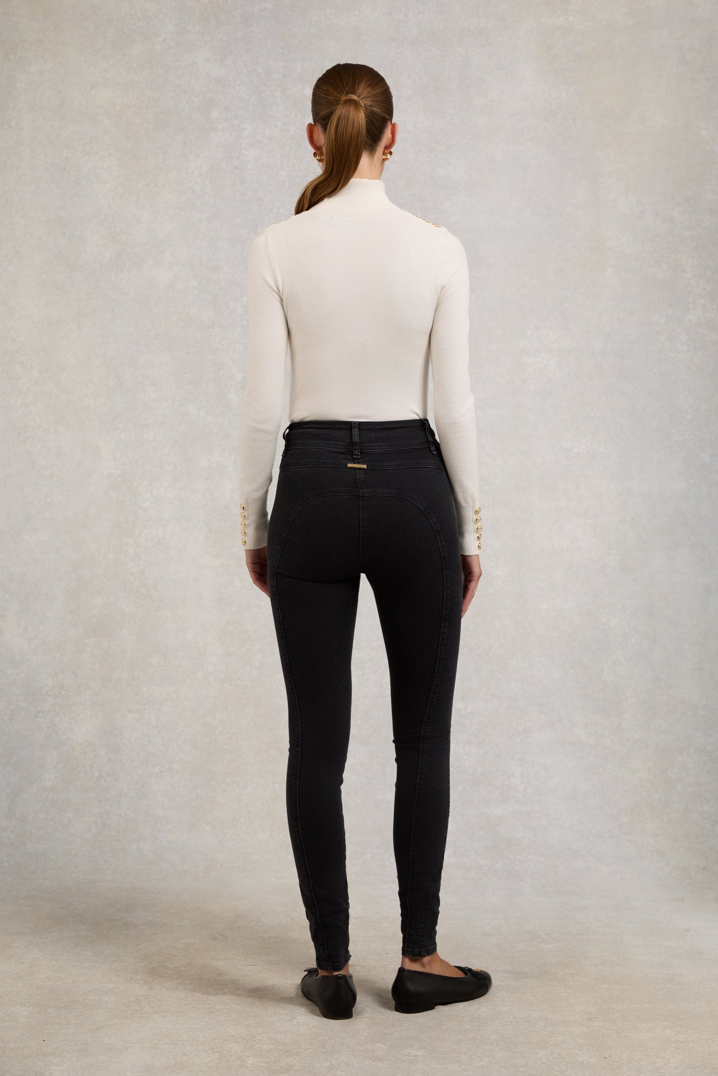 Biker Jean (Washed Black)