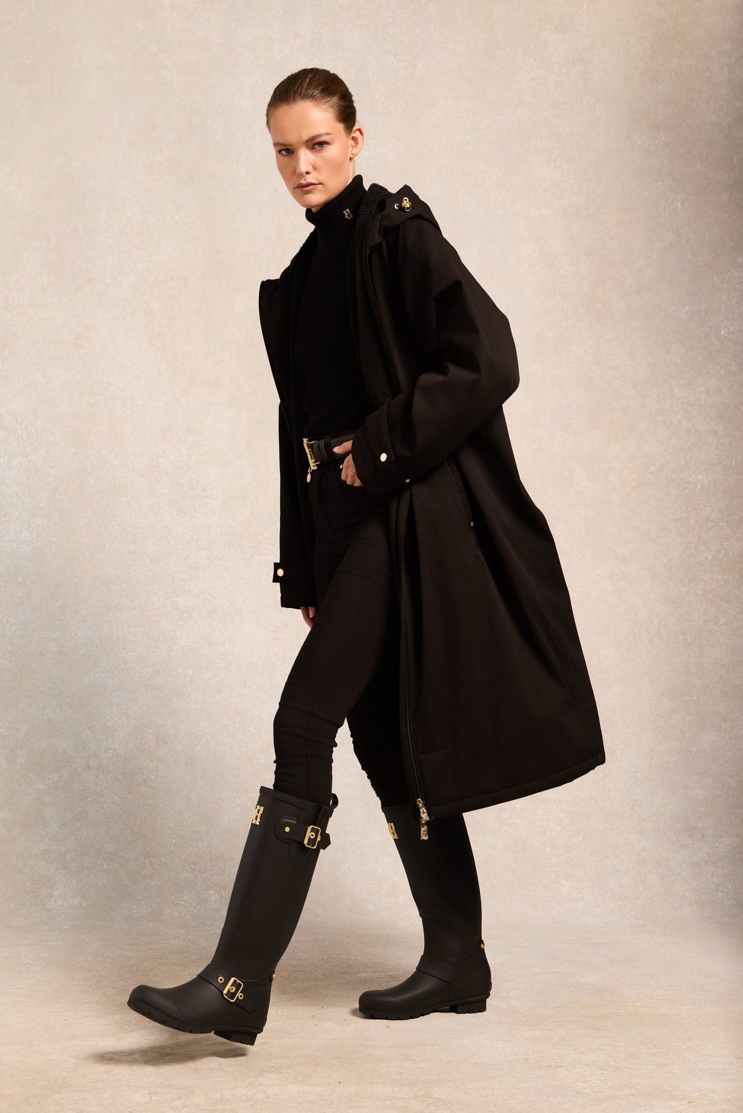 Unlined Regency Wellington (Matte Black)