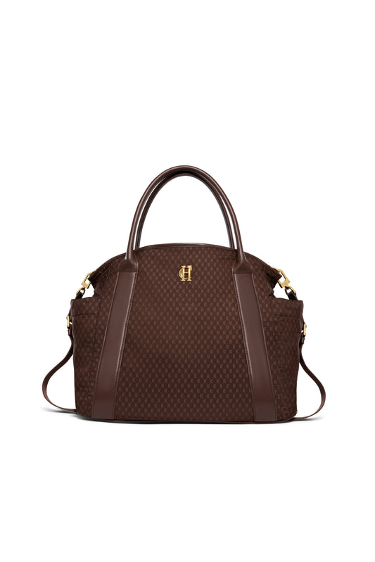 Cheltenham Tote Bag (Chocolate Monogram)