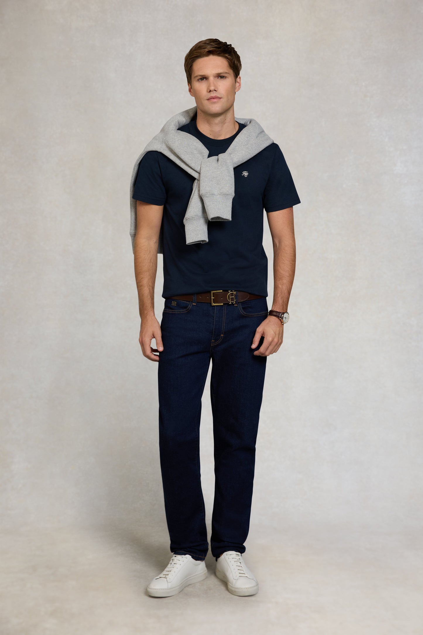 Men's Crew Neck T-Shirt (Ink Navy)