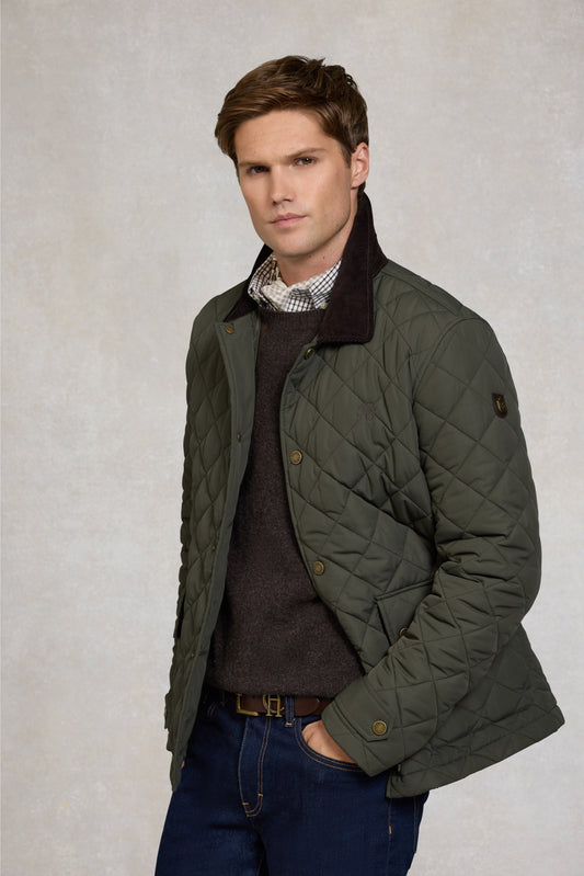 Men's Quilted Liner Jacket (Army Khaki)