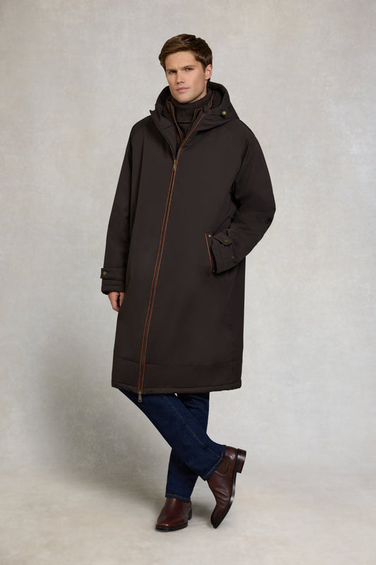 Men's One-Size Waterproof Coat (Chocolate)