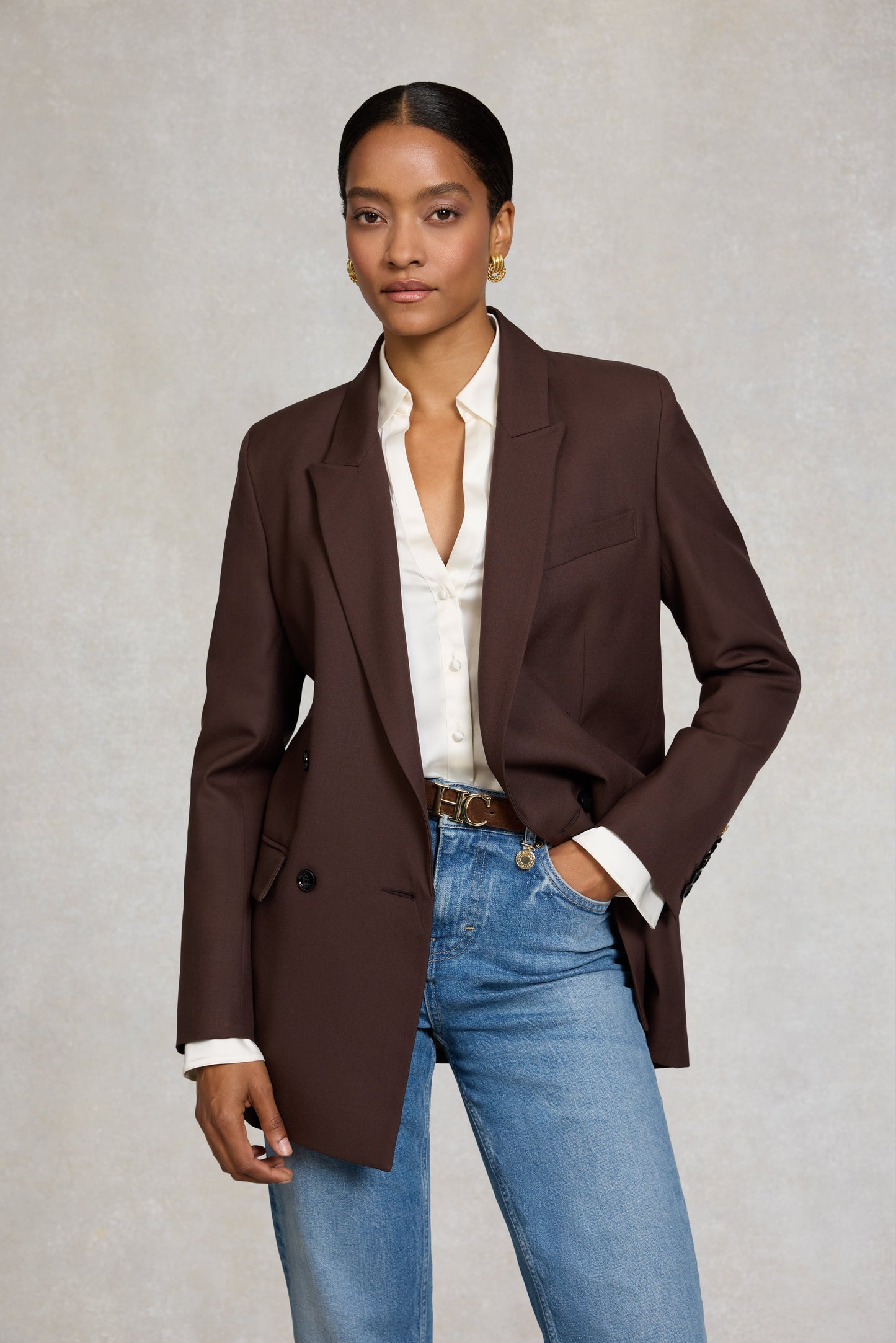 The Portman Blazer (Walnut Twill)