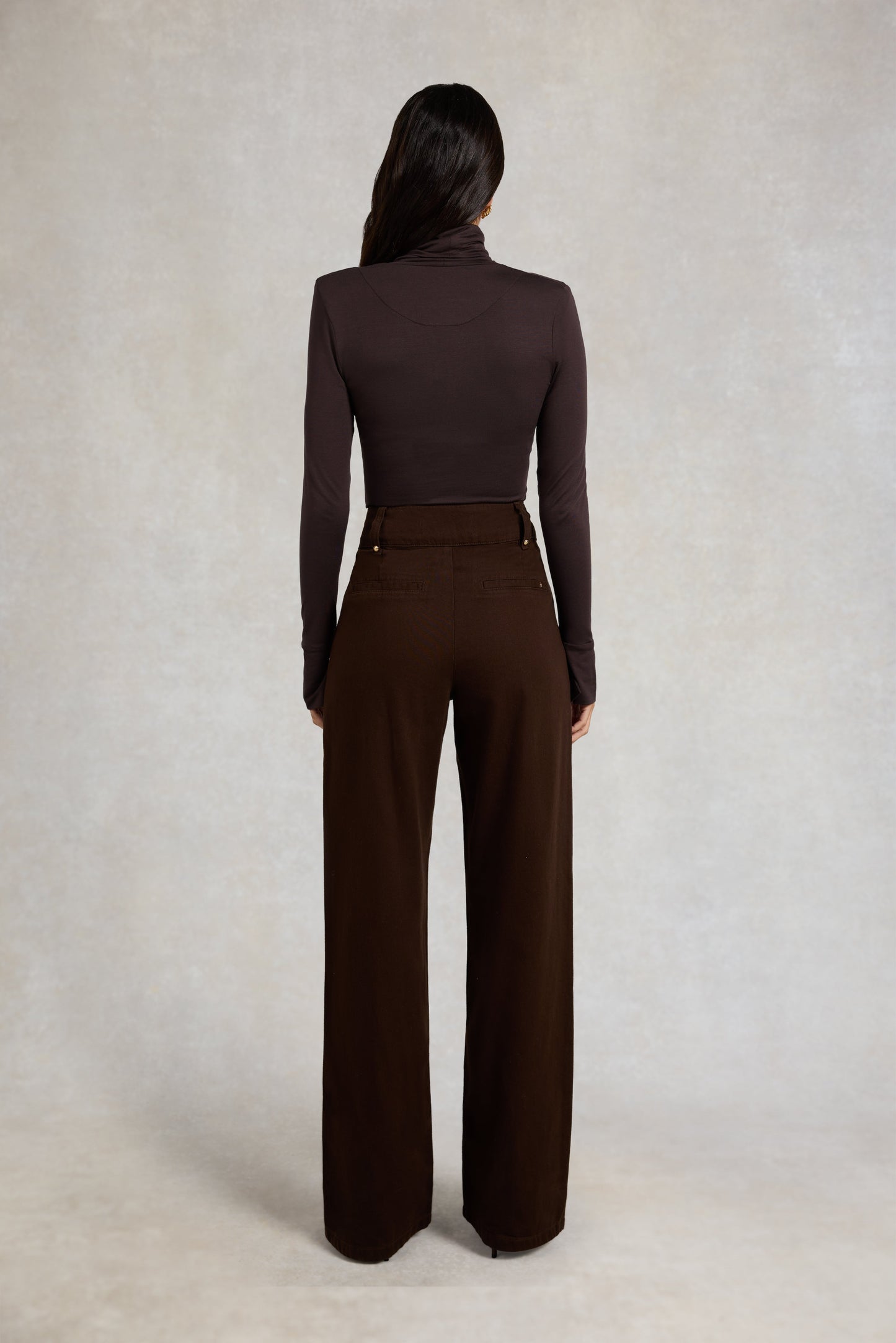 Lucy Essential Roll Neck (Chocolate)