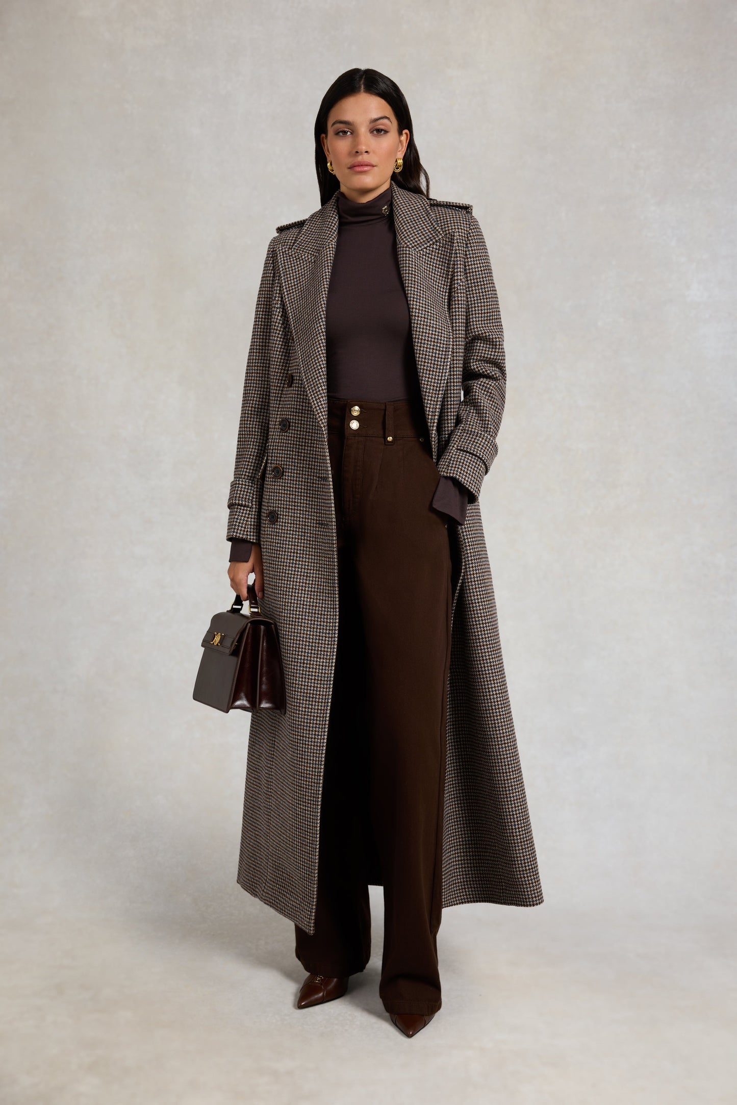 Lucy Essential Roll Neck (Chocolate)