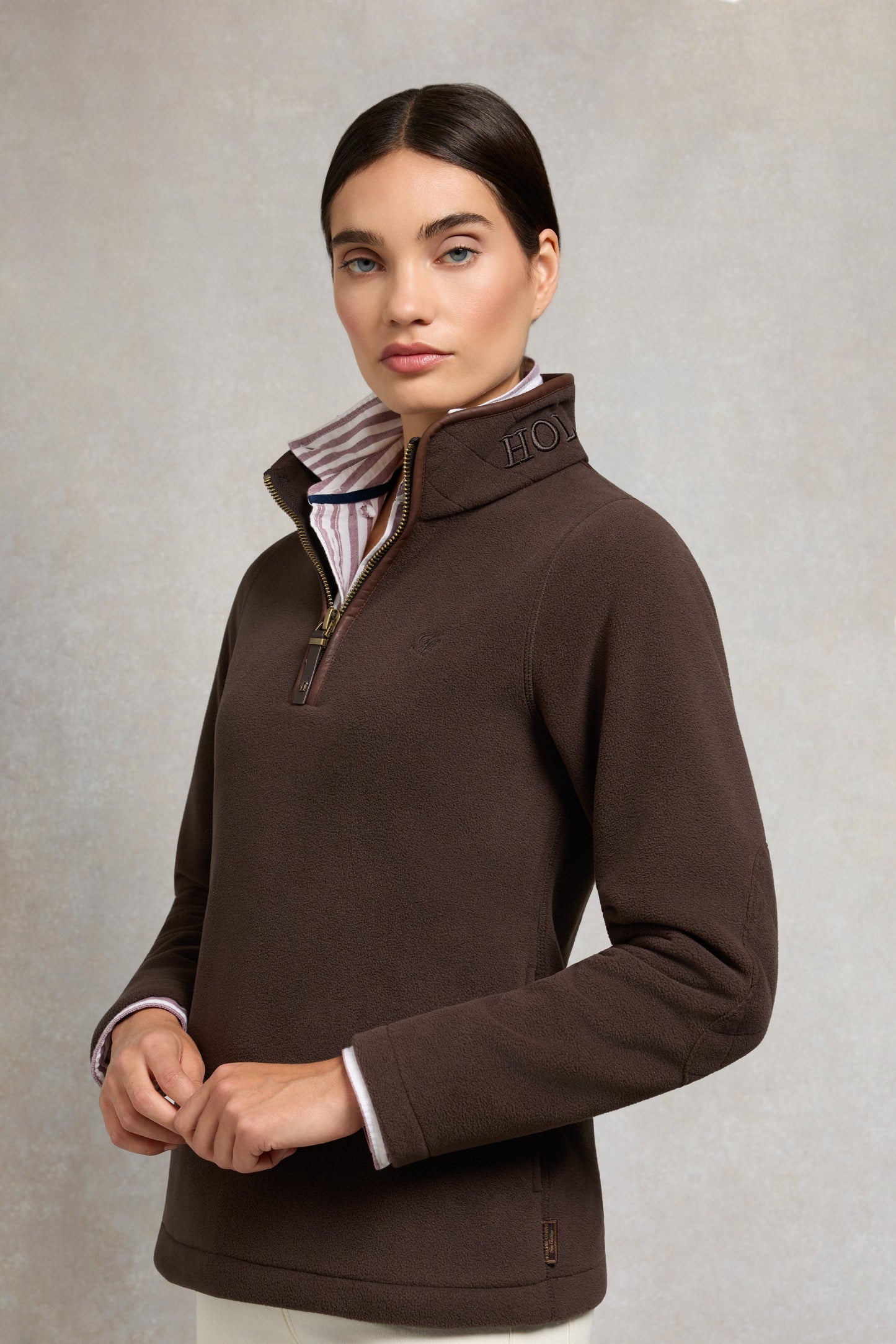 Country Fleece Quarter Zip (Chocolate)