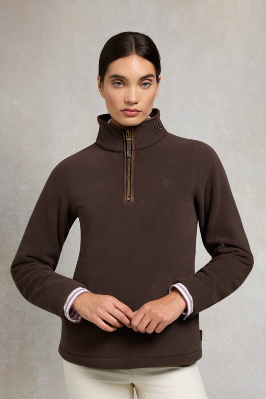 Country Fleece Quarter Zip (Chocolate)