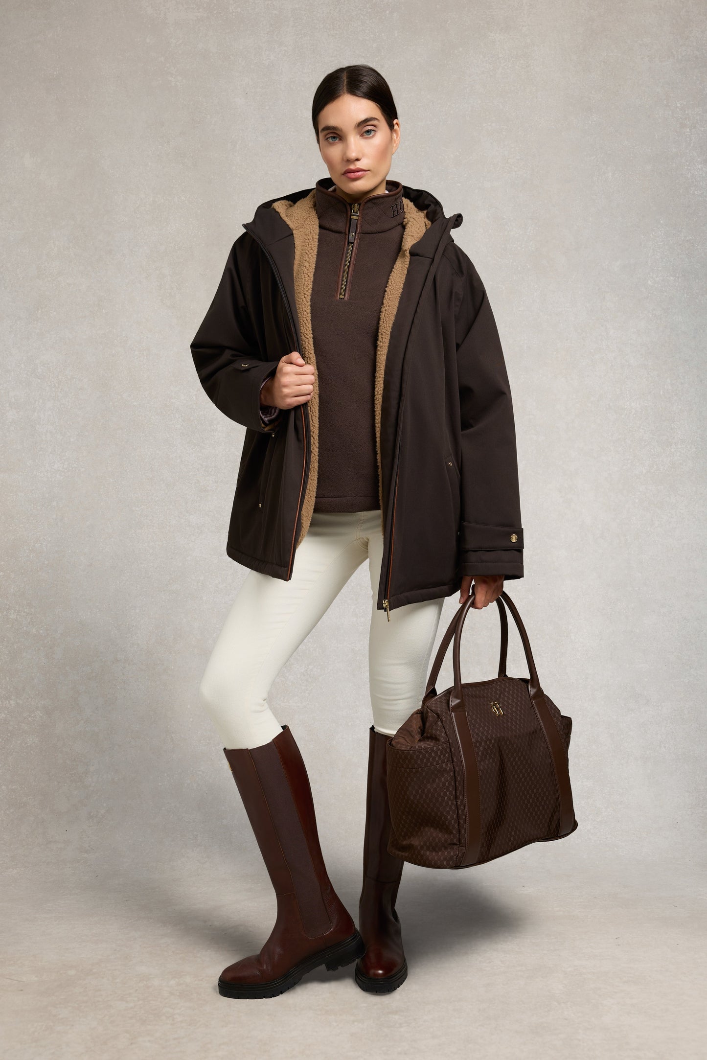 Country Fleece Quarter Zip (Chocolate)