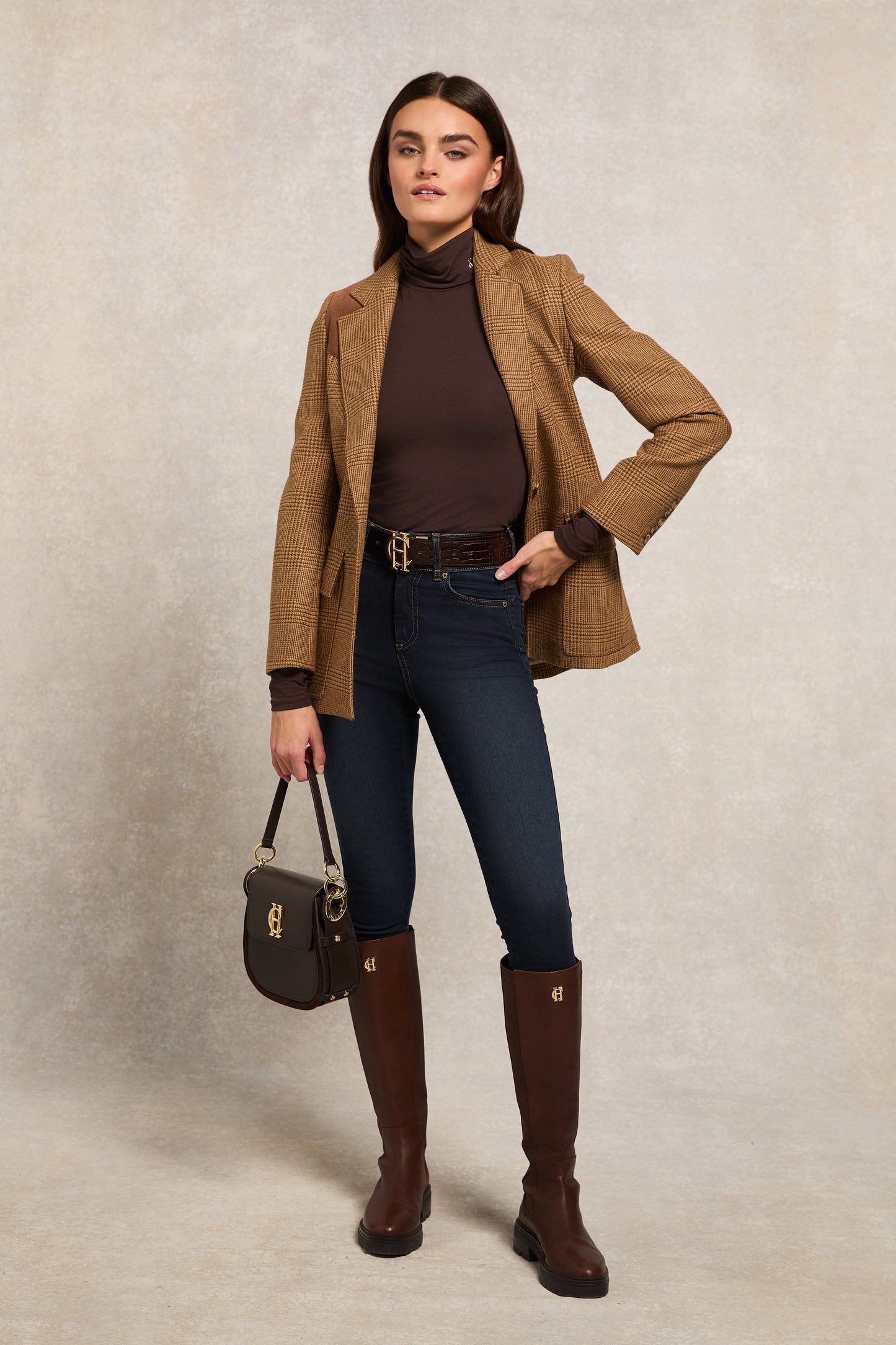 Paige Roll Neck (Chocolate)