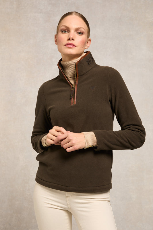 Country Fleece Quarter Zip (Khaki)