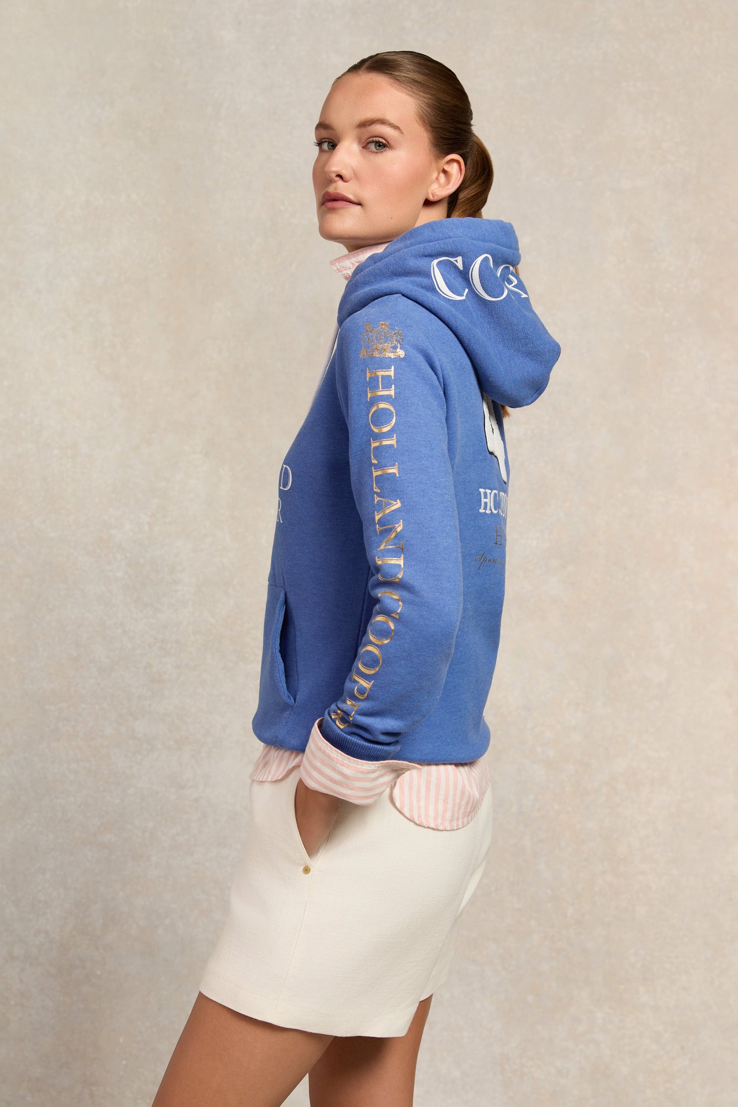 HC Heritage Hoodie (Deep Cobalt Marl)