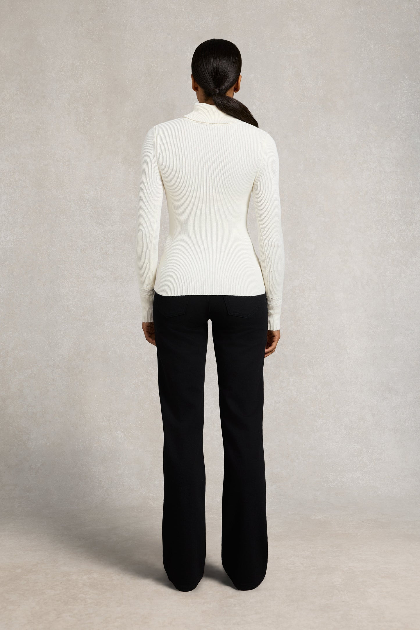 Painswick Roll Neck Knit (Natural)