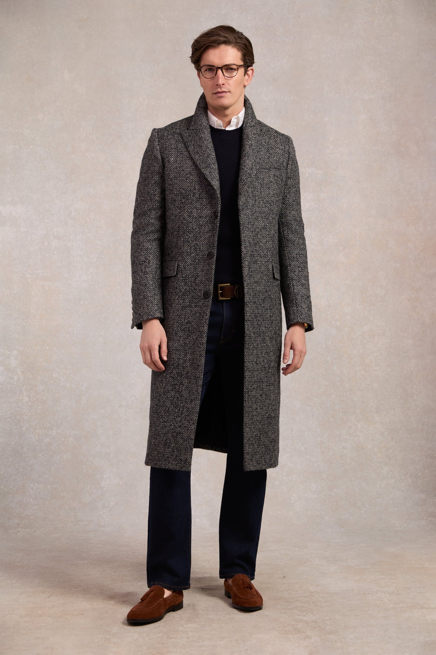 Byron Crew Neck Knit (Navy)