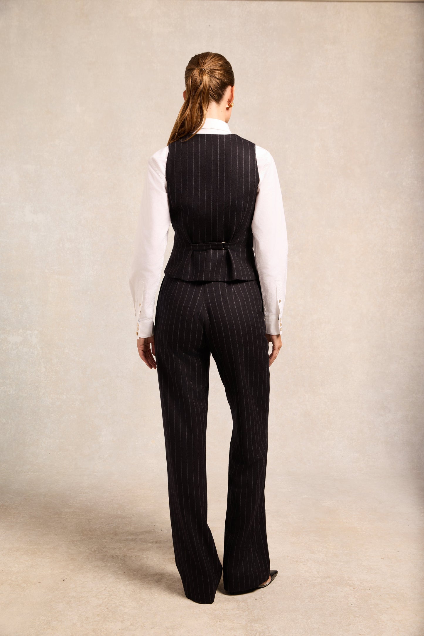 Hampton Waistcoat (Navy Chalk Pinstripe)