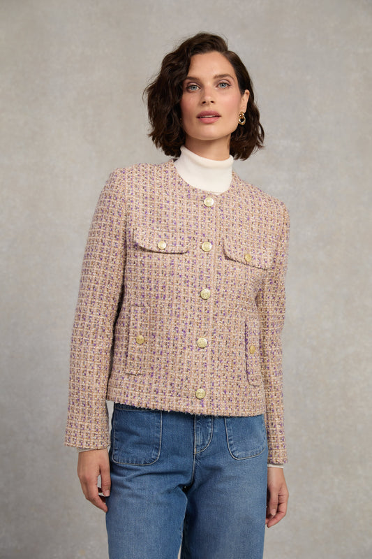 Chelsea Jacket (Lavender Boucle)
