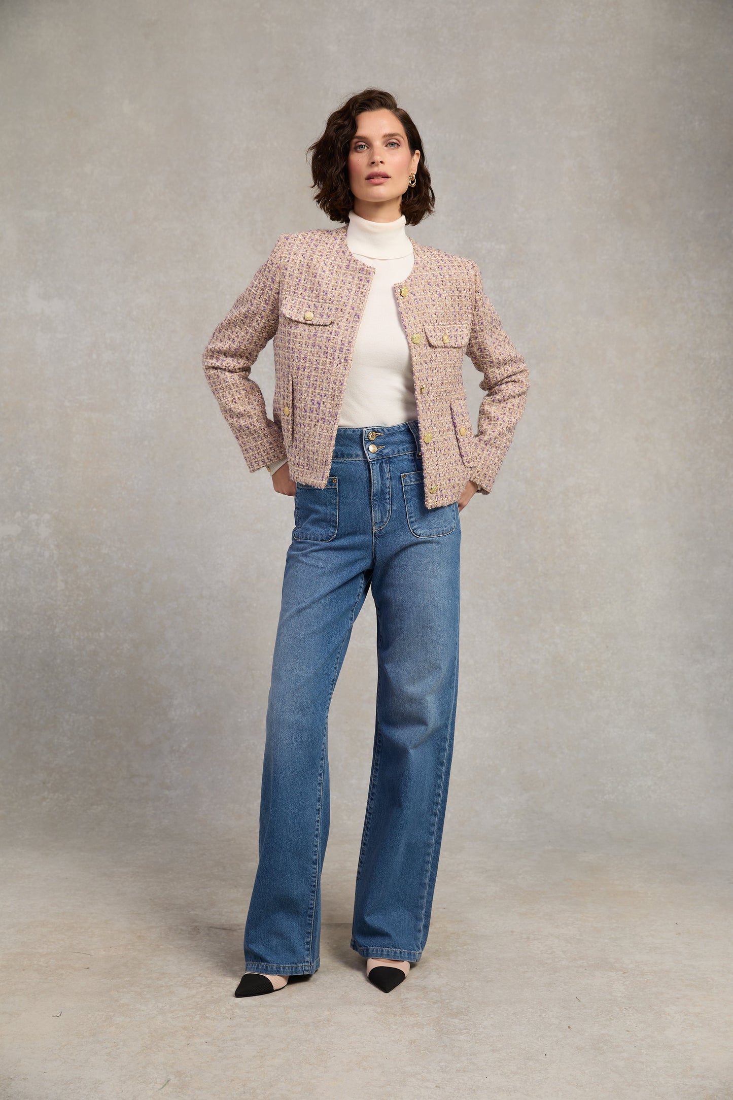 Chelsea Jacket (Lavender Boucle)