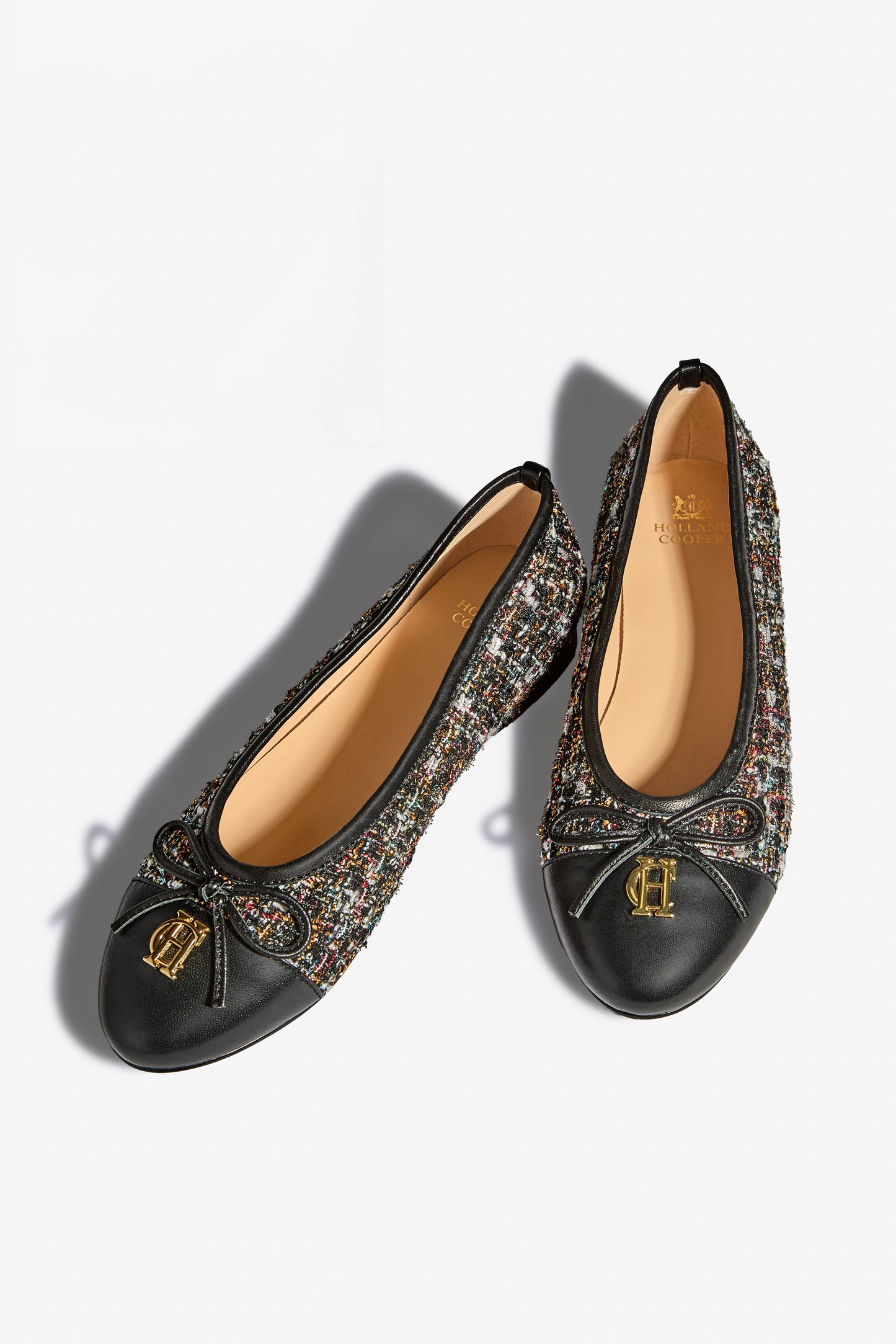 Ballet Shoe (Black Sparkle Boucle)