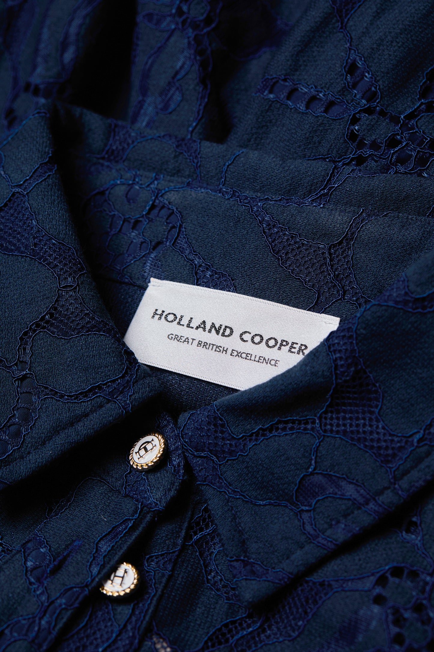 Annabel Lace Dress (Ink Navy)