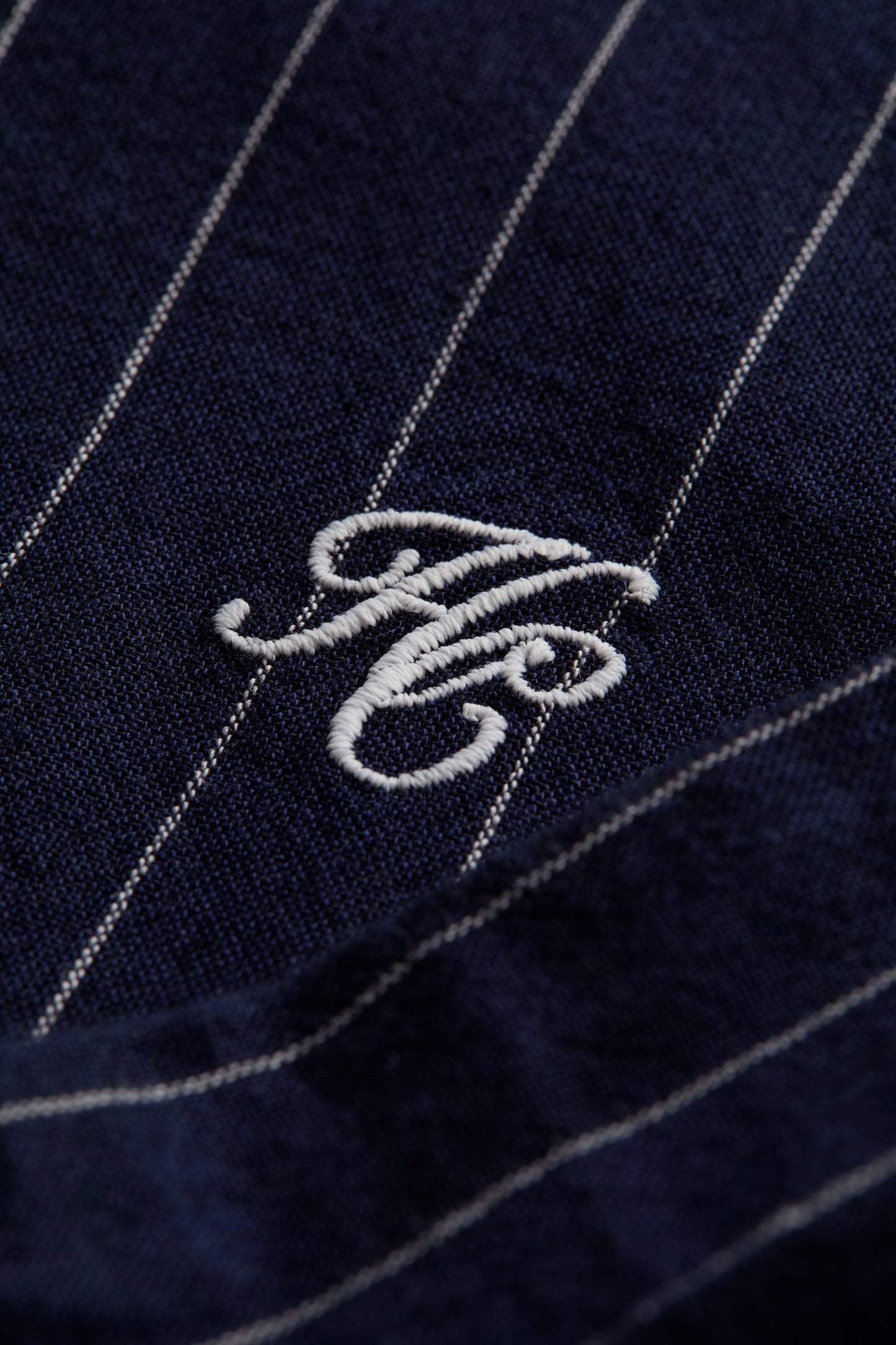 Athena Shirt (Navy Pinstripe)
