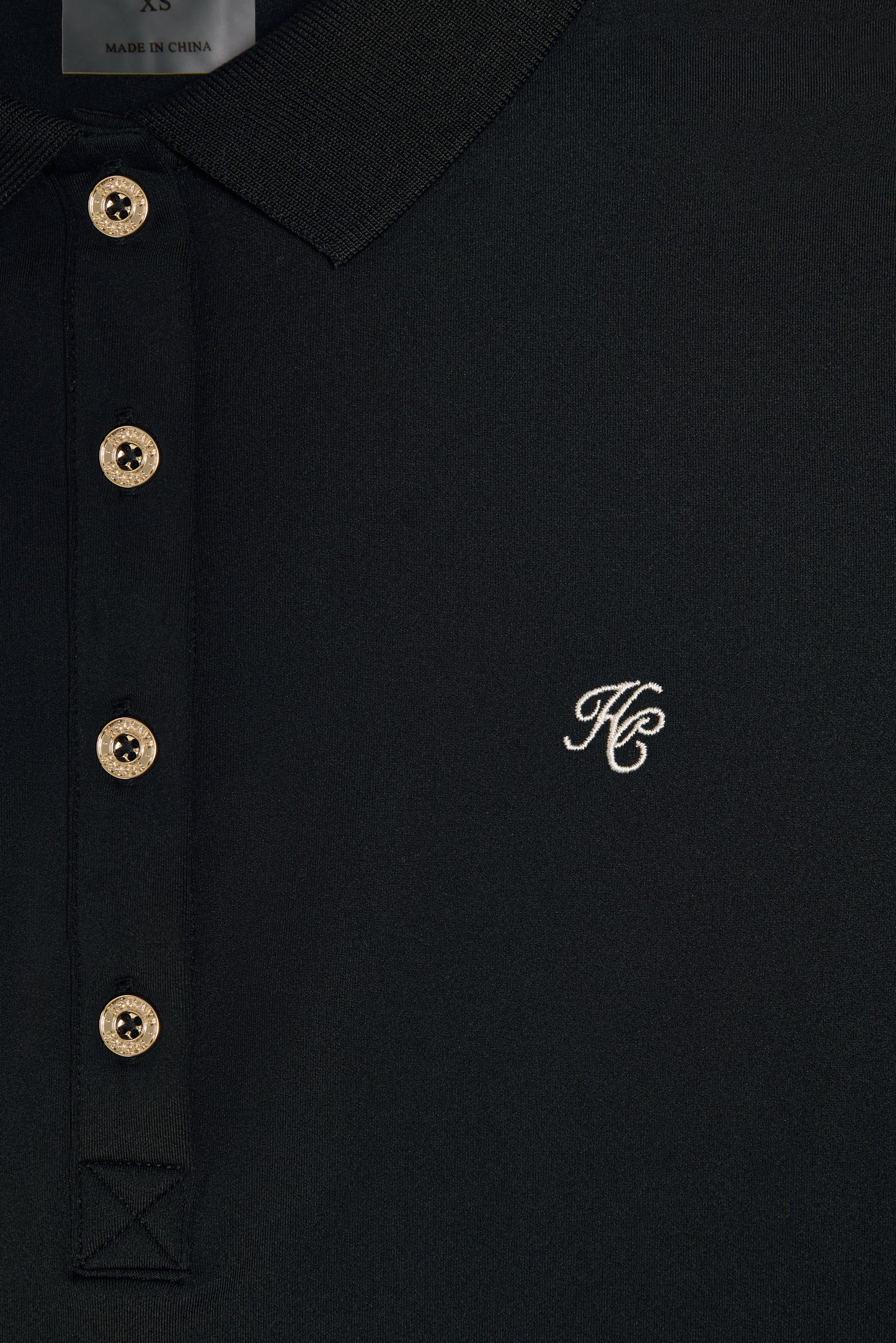 Chiltern Long Sleeve Polo Shirt (Black)