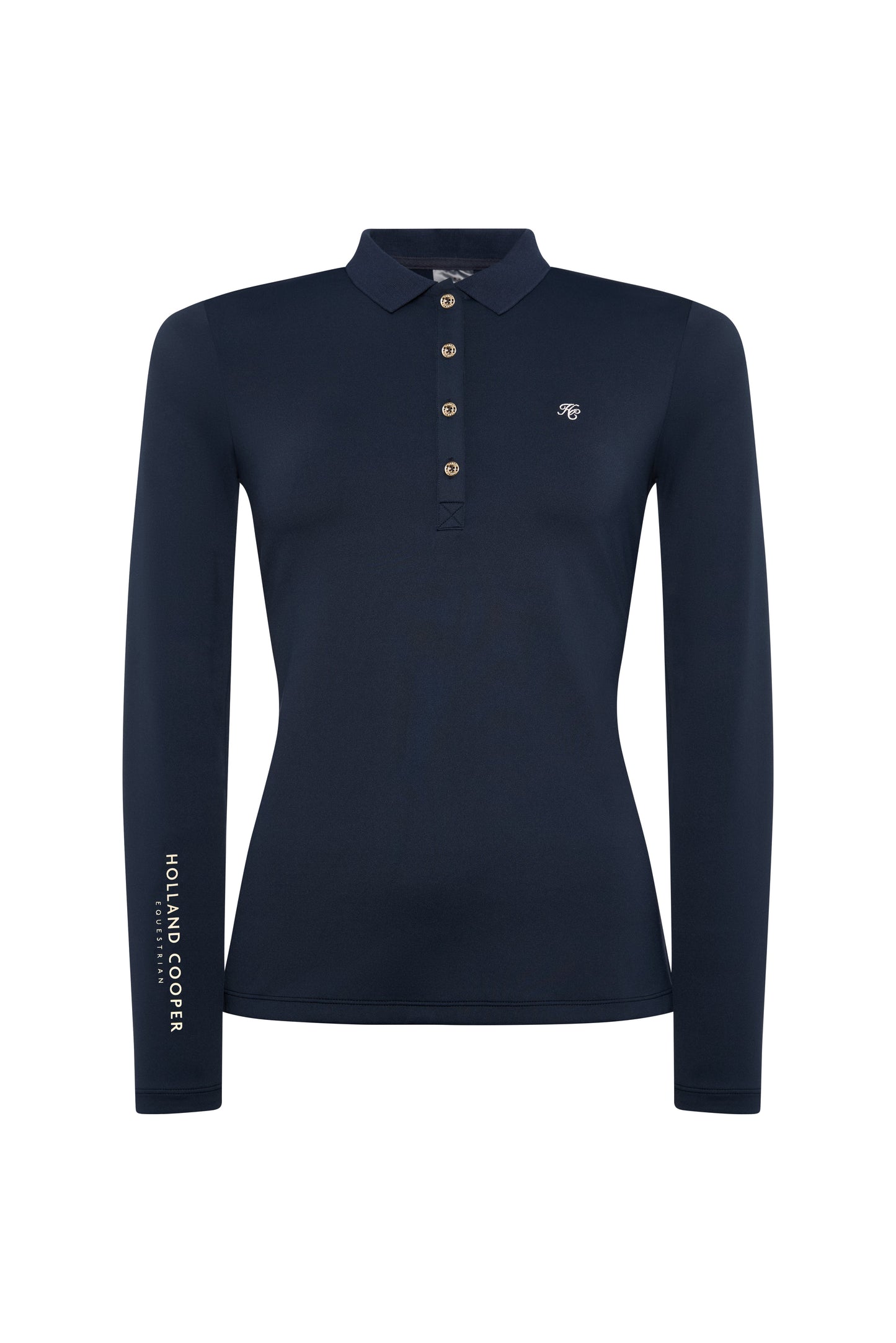 Chiltern Long Sleeve Polo Shirt (Ink Navy)