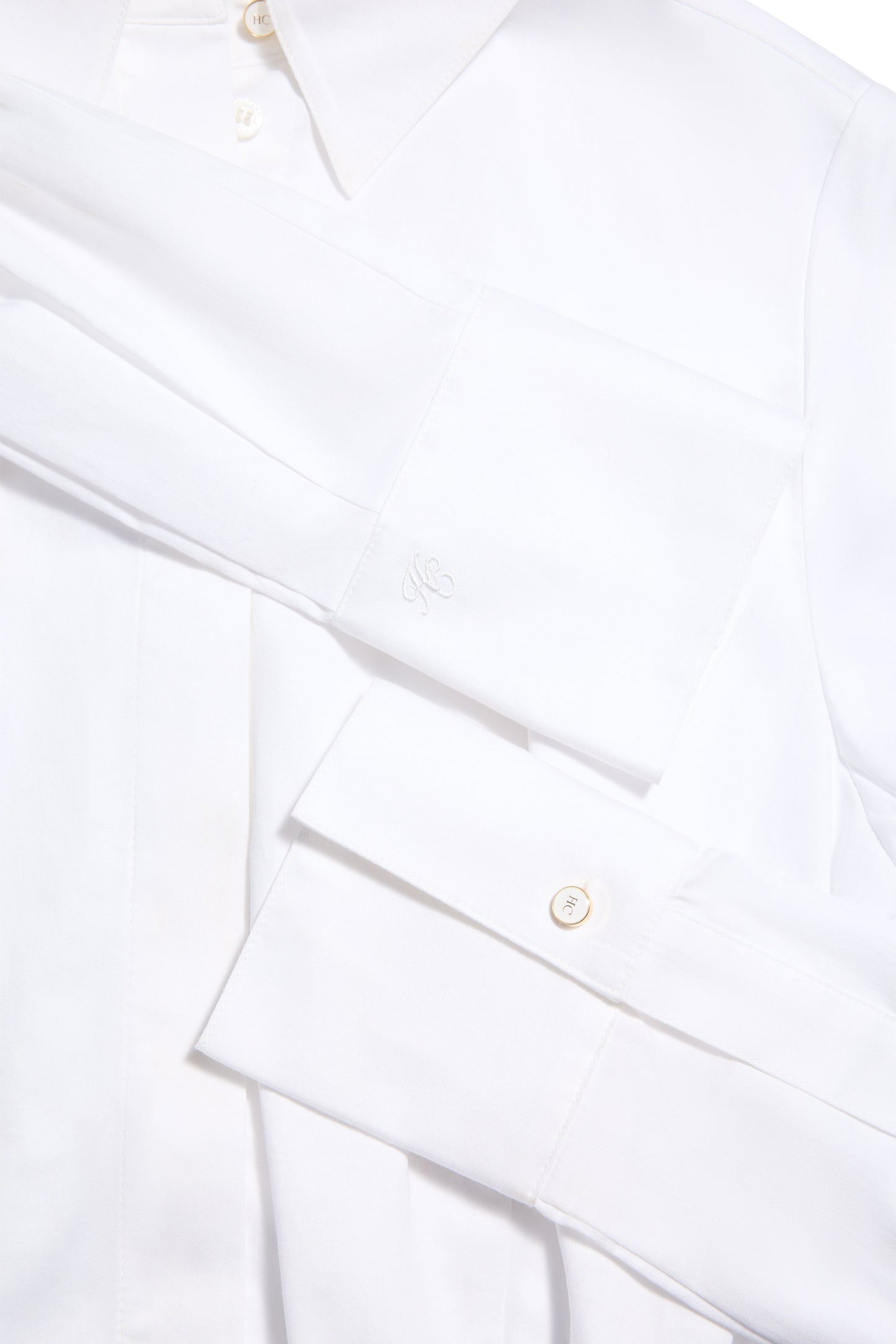 Classic Shirt Bodysuit (White)