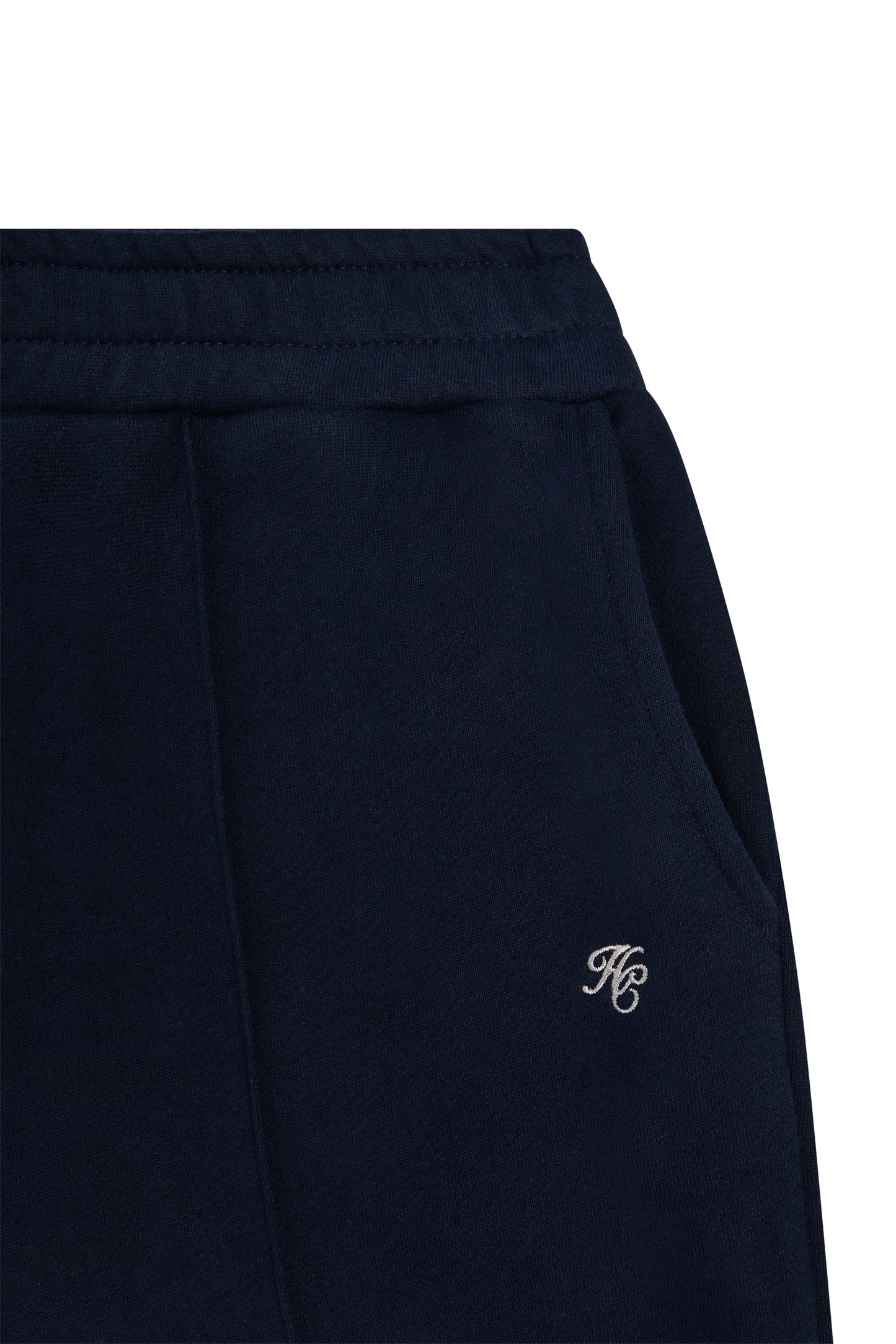 Collegiate Wide Leg Jogger (Ink Navy)