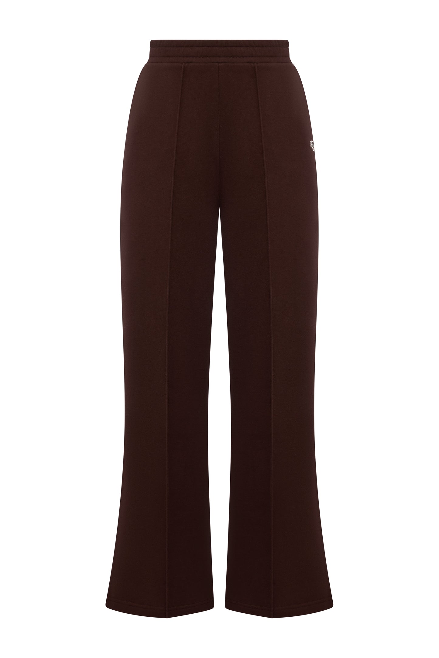 Collegiate Wide Leg Jogger (Walnut)