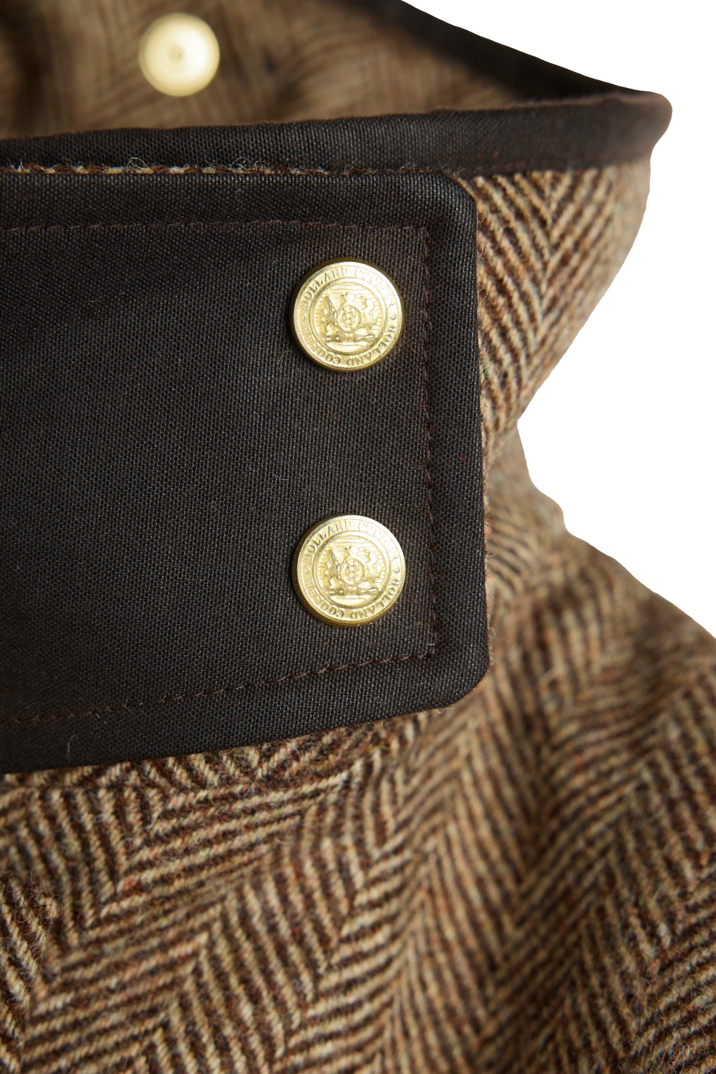 Country Classic Jacket (Large Scale Brown Herringbone)