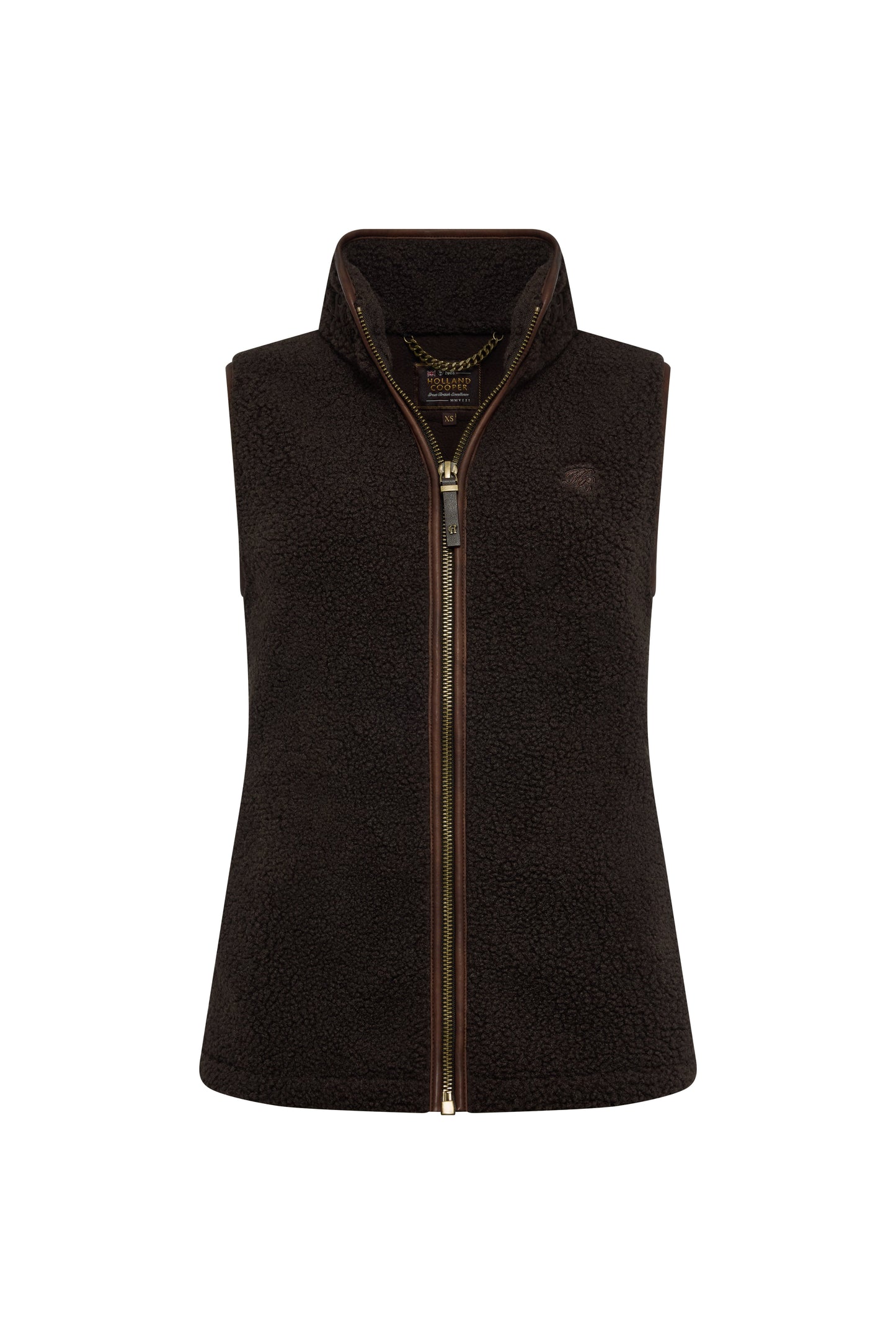 Country Fleece Gilet (Chocolate Borg)