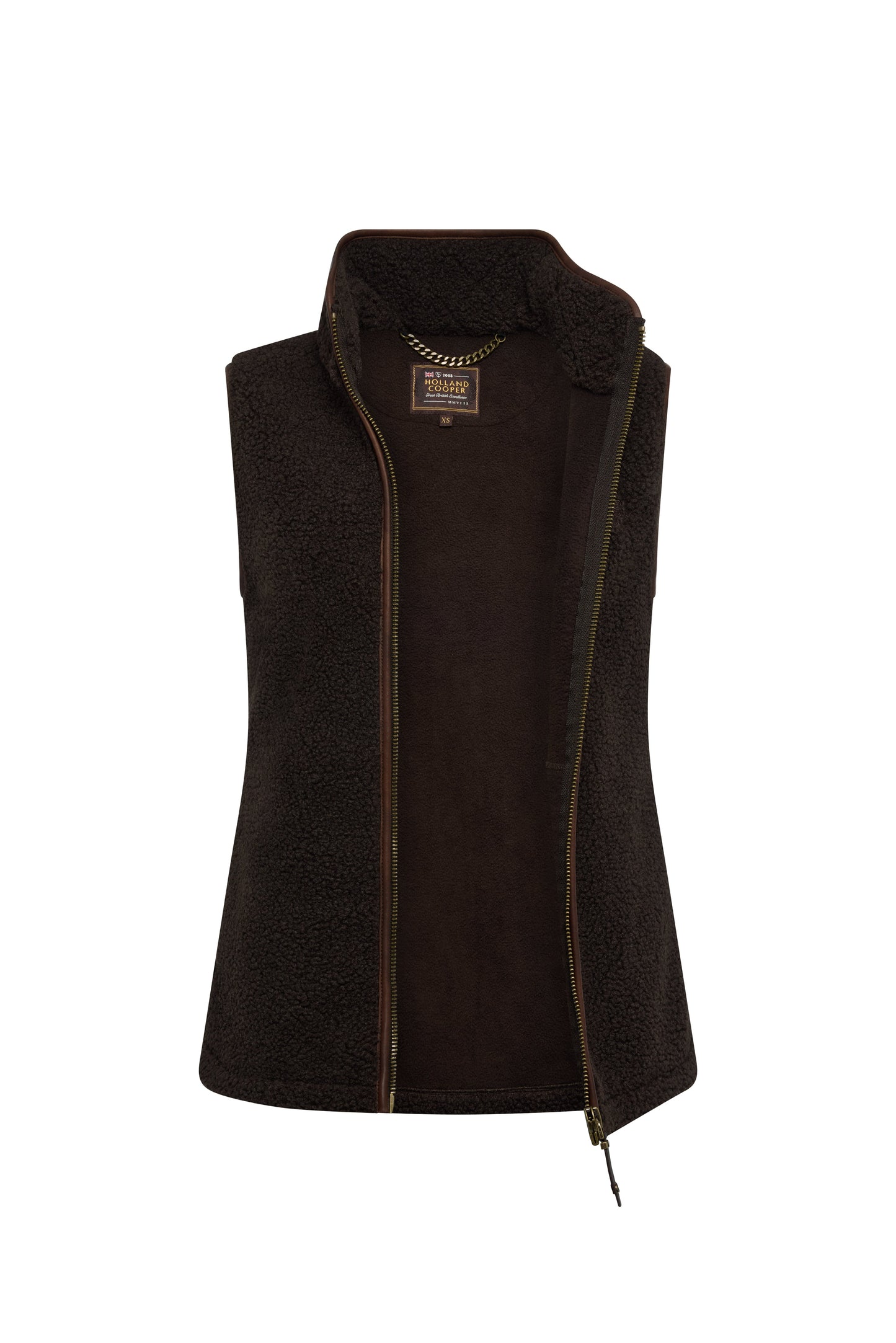 Country Fleece Gilet (Chocolate Borg)