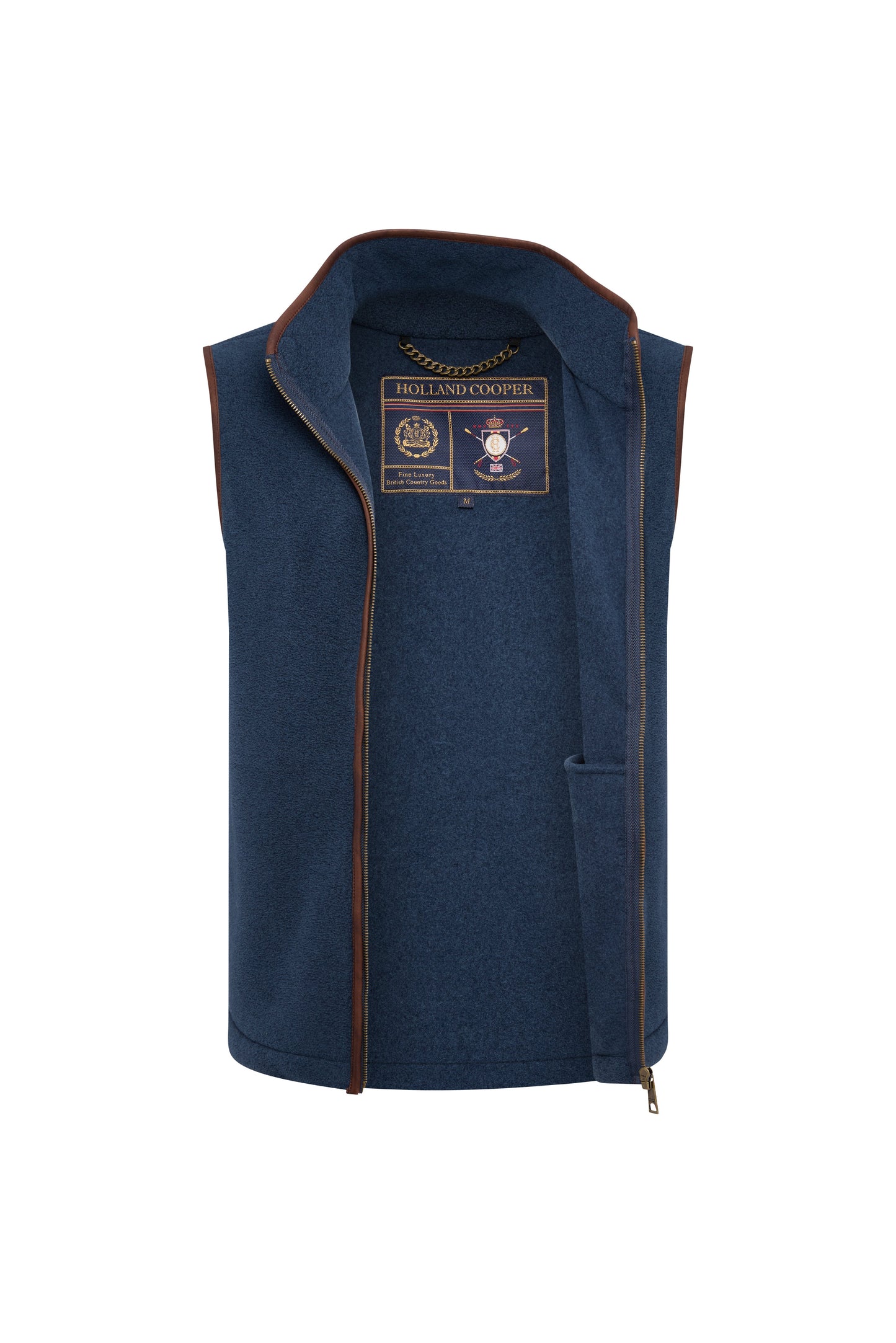 Men's Country Fleece Gilet (Dusty Blue)