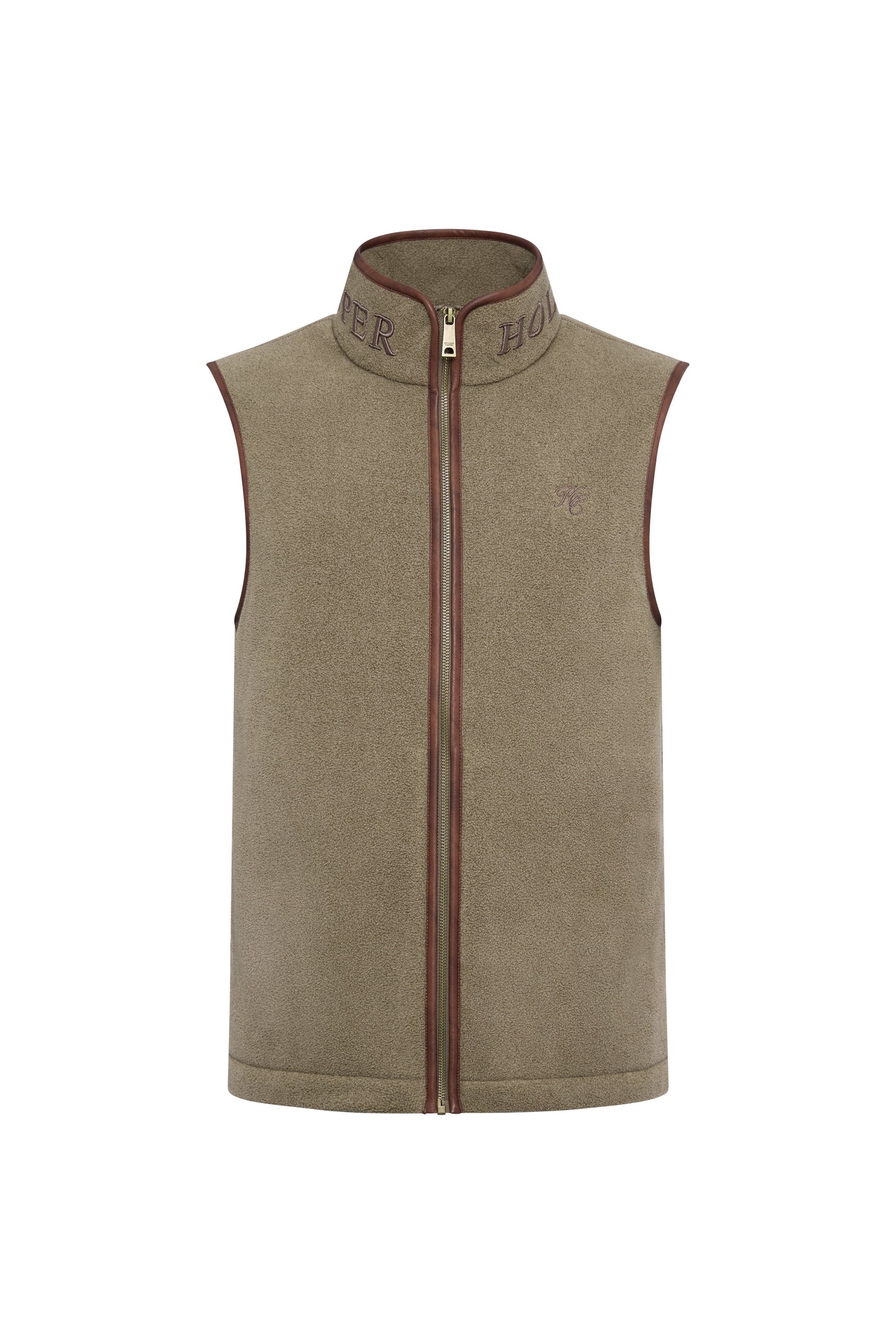 Men's Country Fleece Gilet (Dusty Khaki)