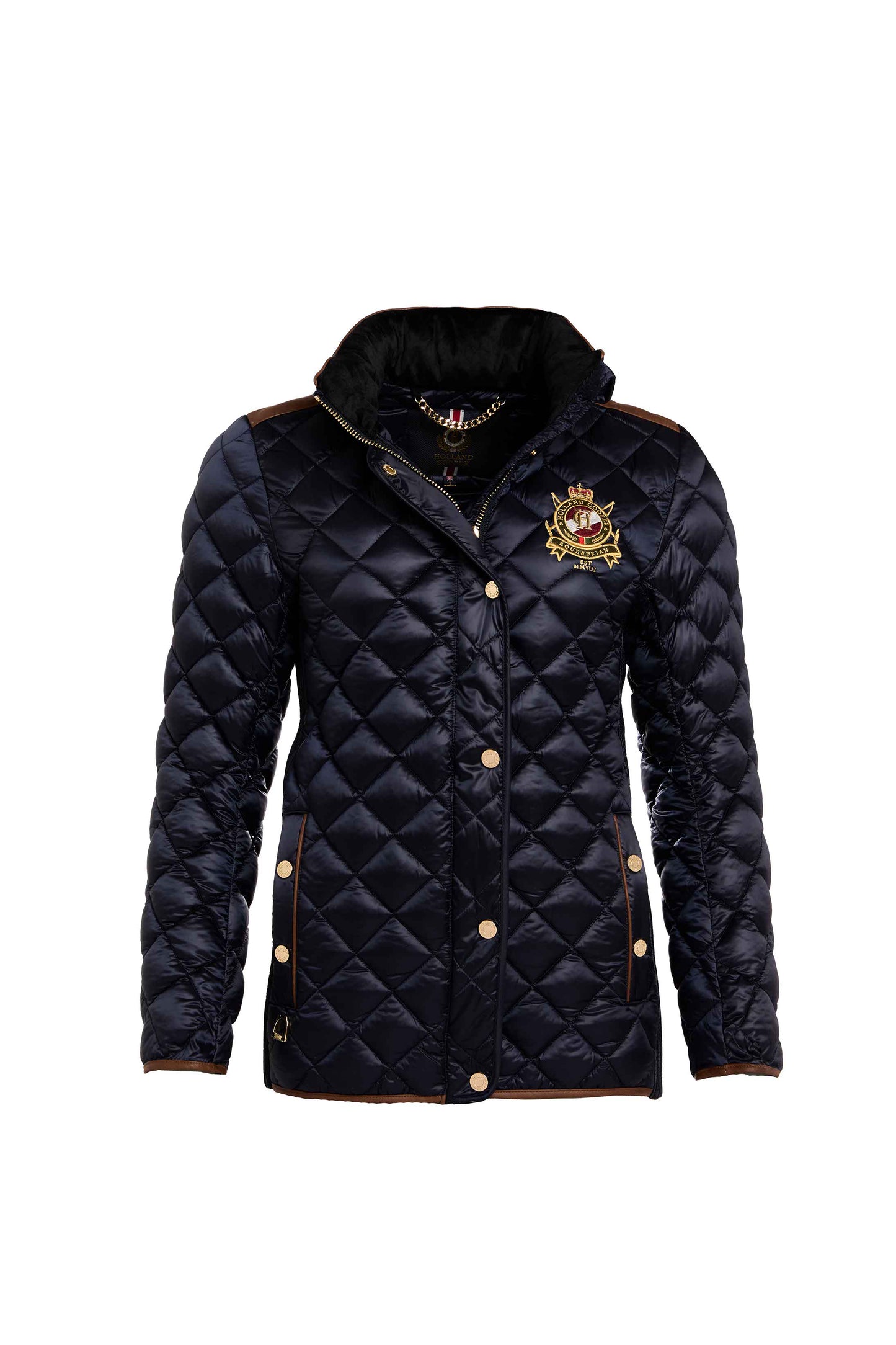 Diamond Quilt Classic Jacket (Ink Navy)