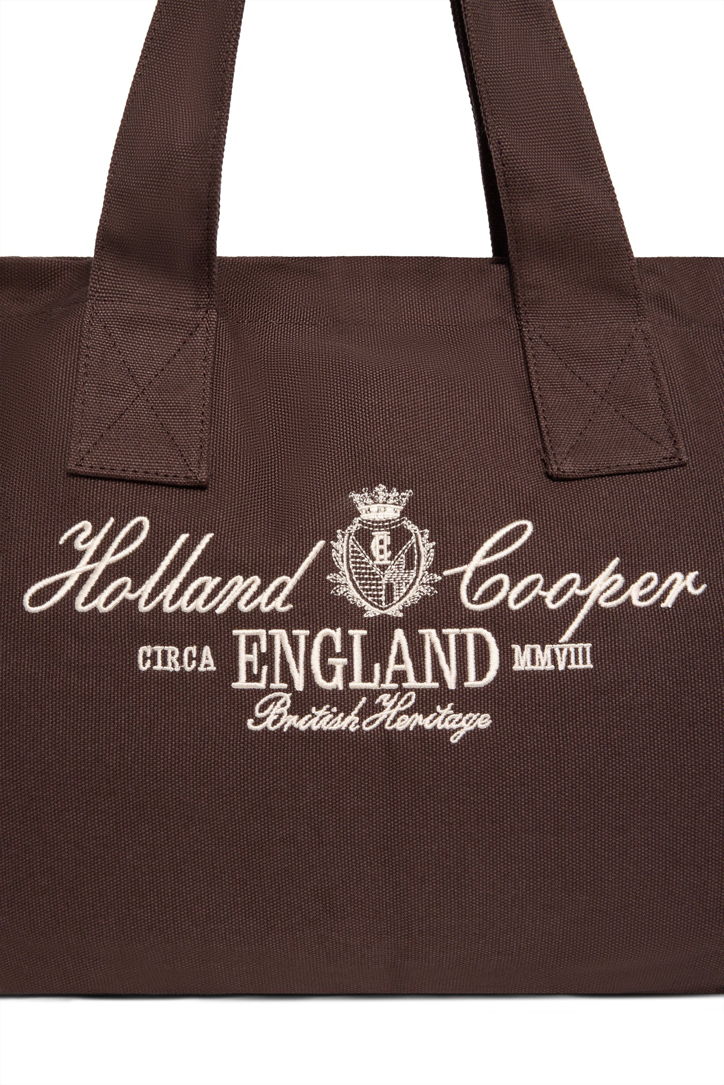 Essential Tote Bag (Chocolate Ecru)