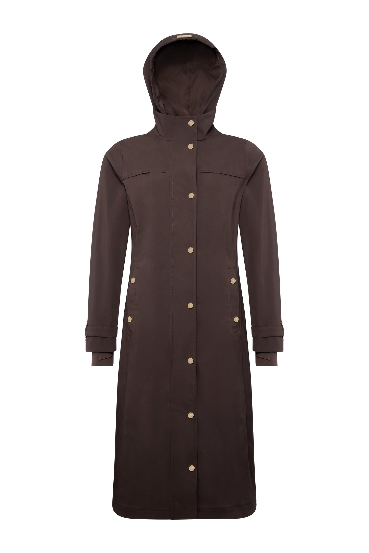 Folgate Rain Coat (Chocolate)