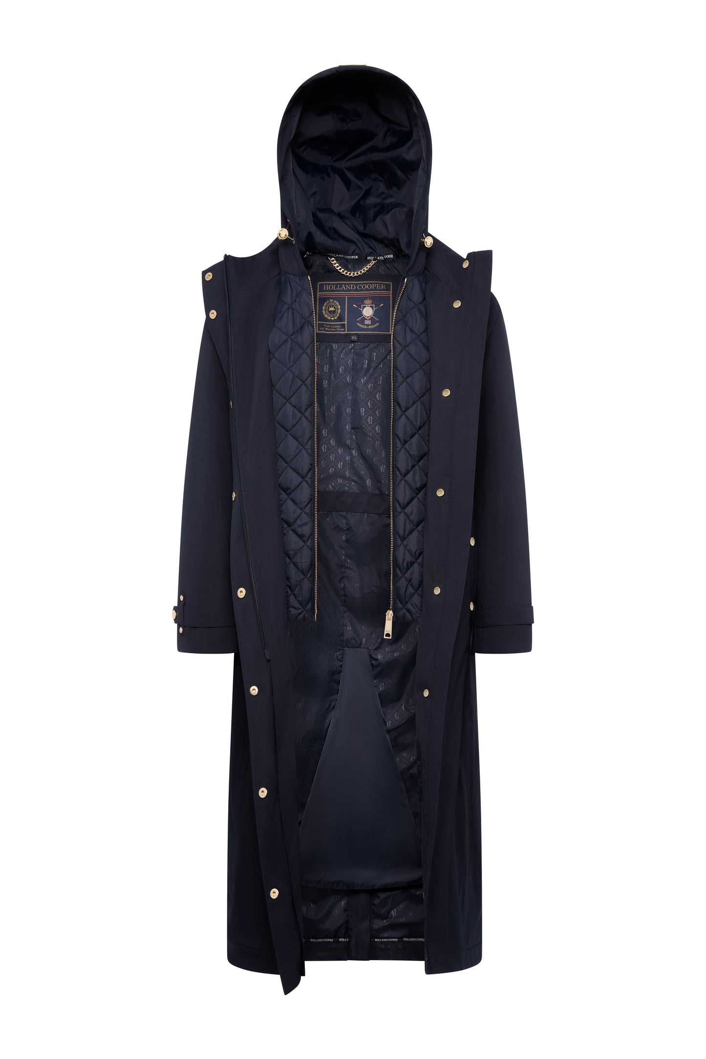 Folgate Rain Coat (Ink Navy)